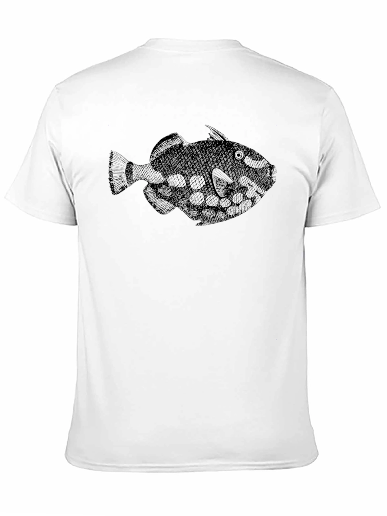 Cool Fish Graphic Black T-Shirt