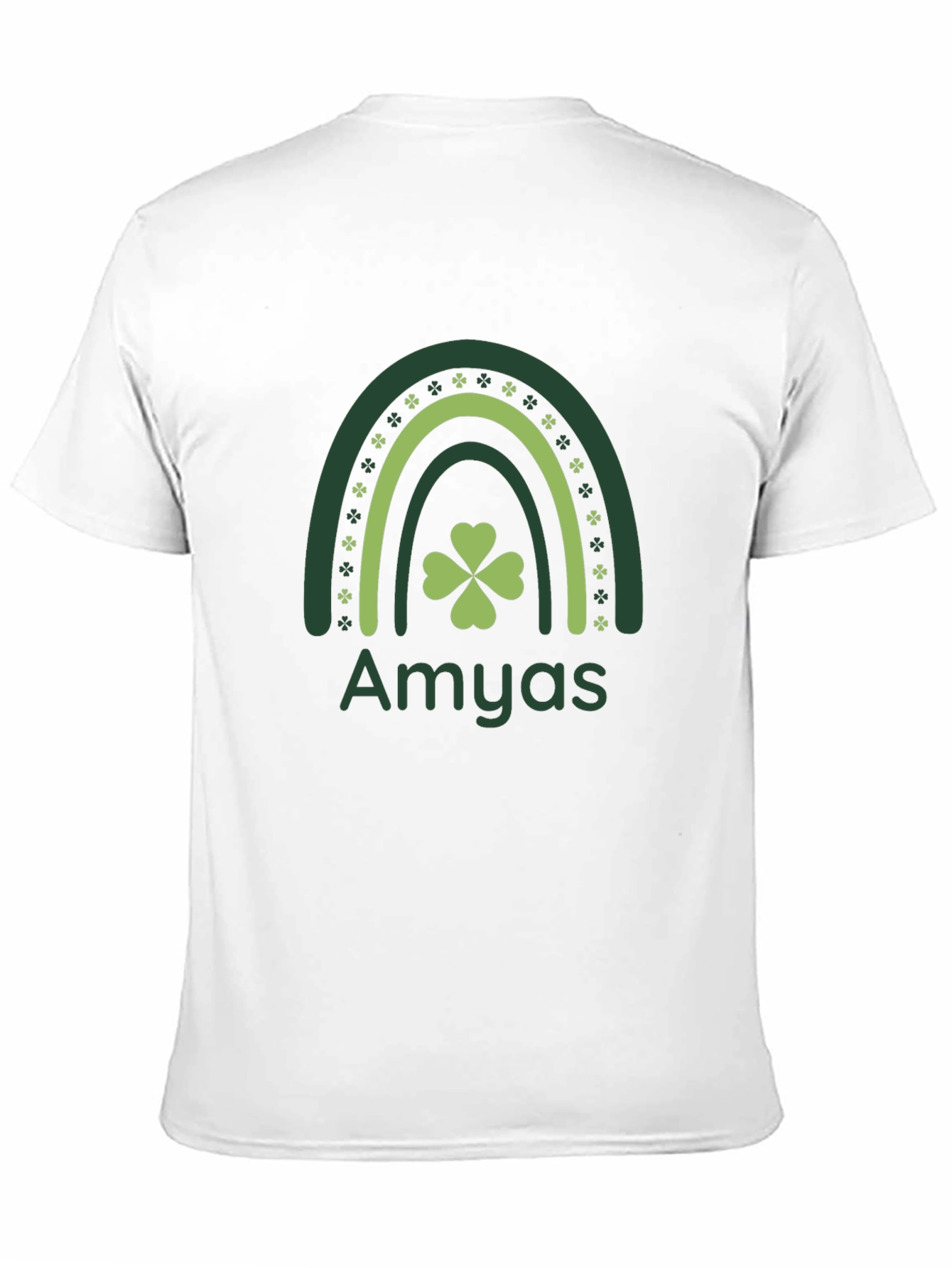 Amyas St. Patricks Day Clover Rainbow T-Shirt