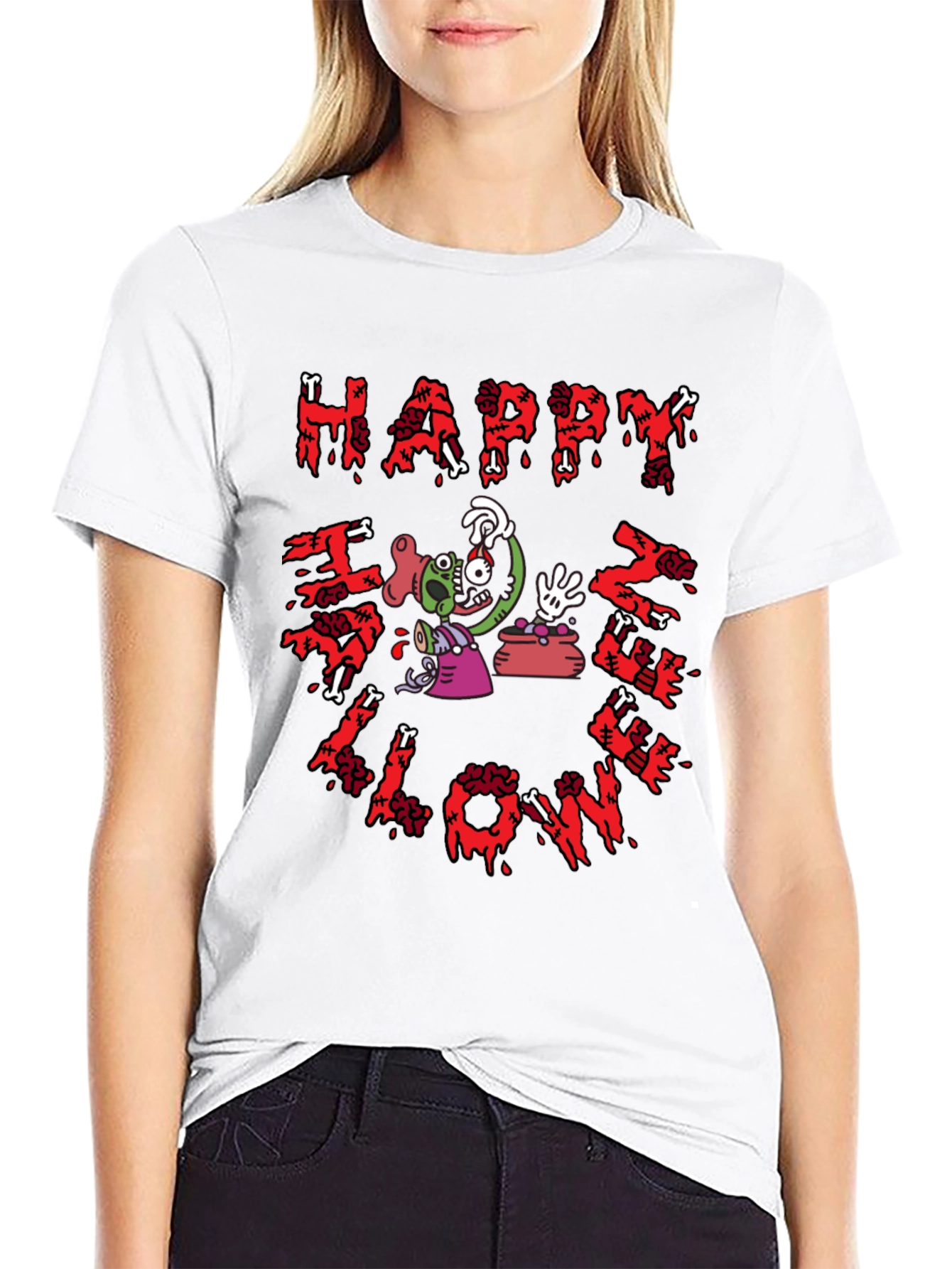 Happy Halloween Zombie T-Shirt