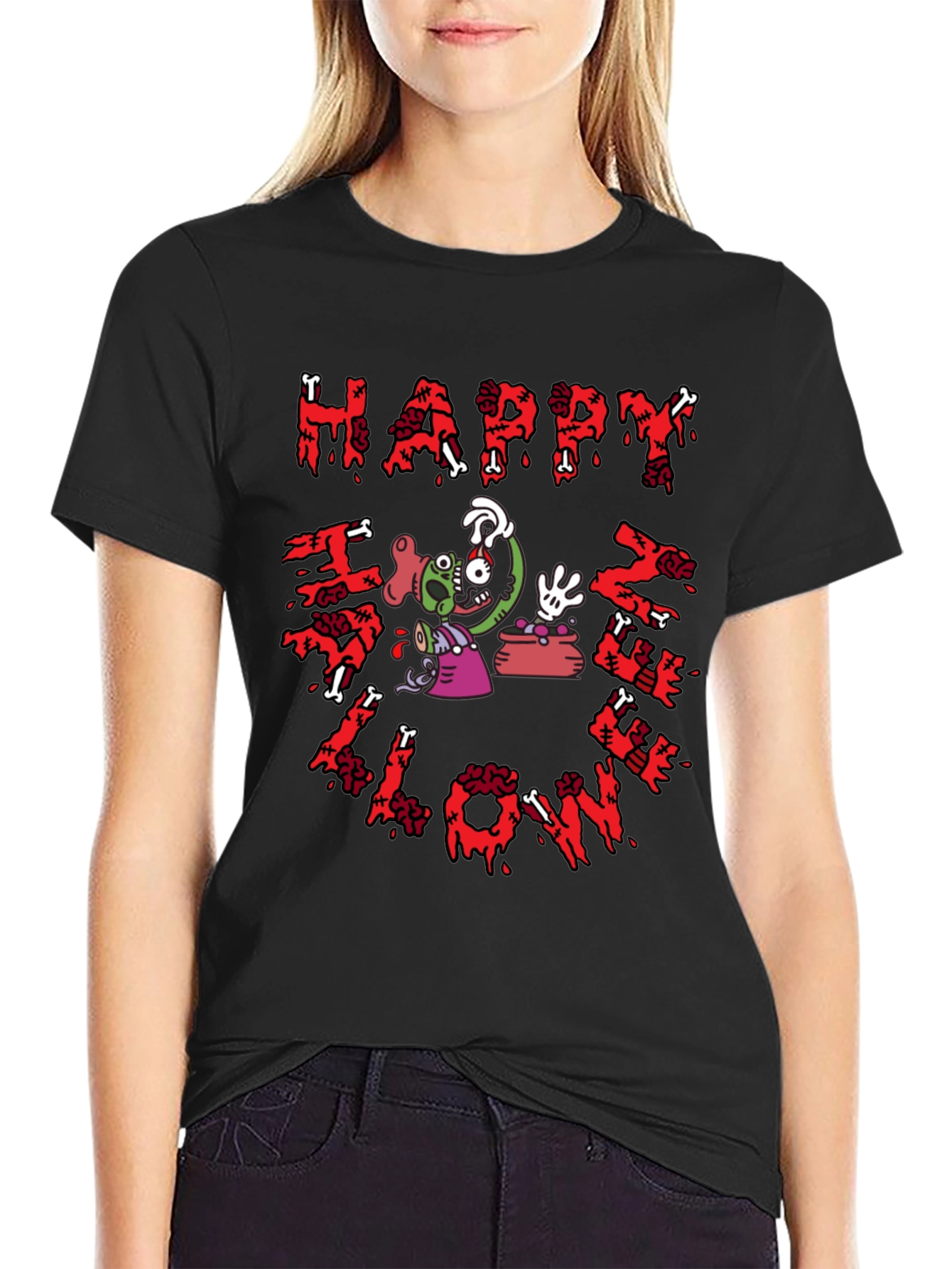 Happy Halloween Zombie T-Shirt
