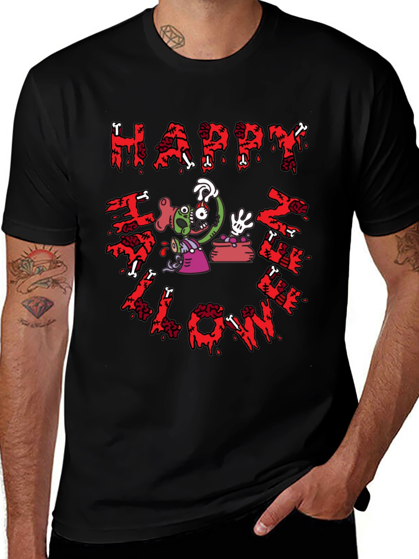 Happy Halloween Zombie T-Shirt
