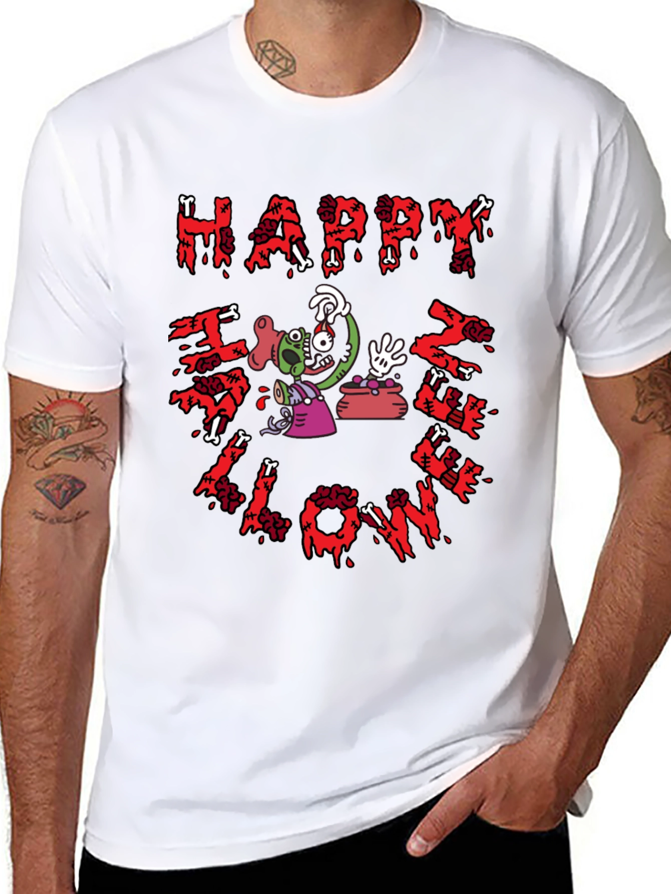 Happy Halloween Zombie T-Shirt