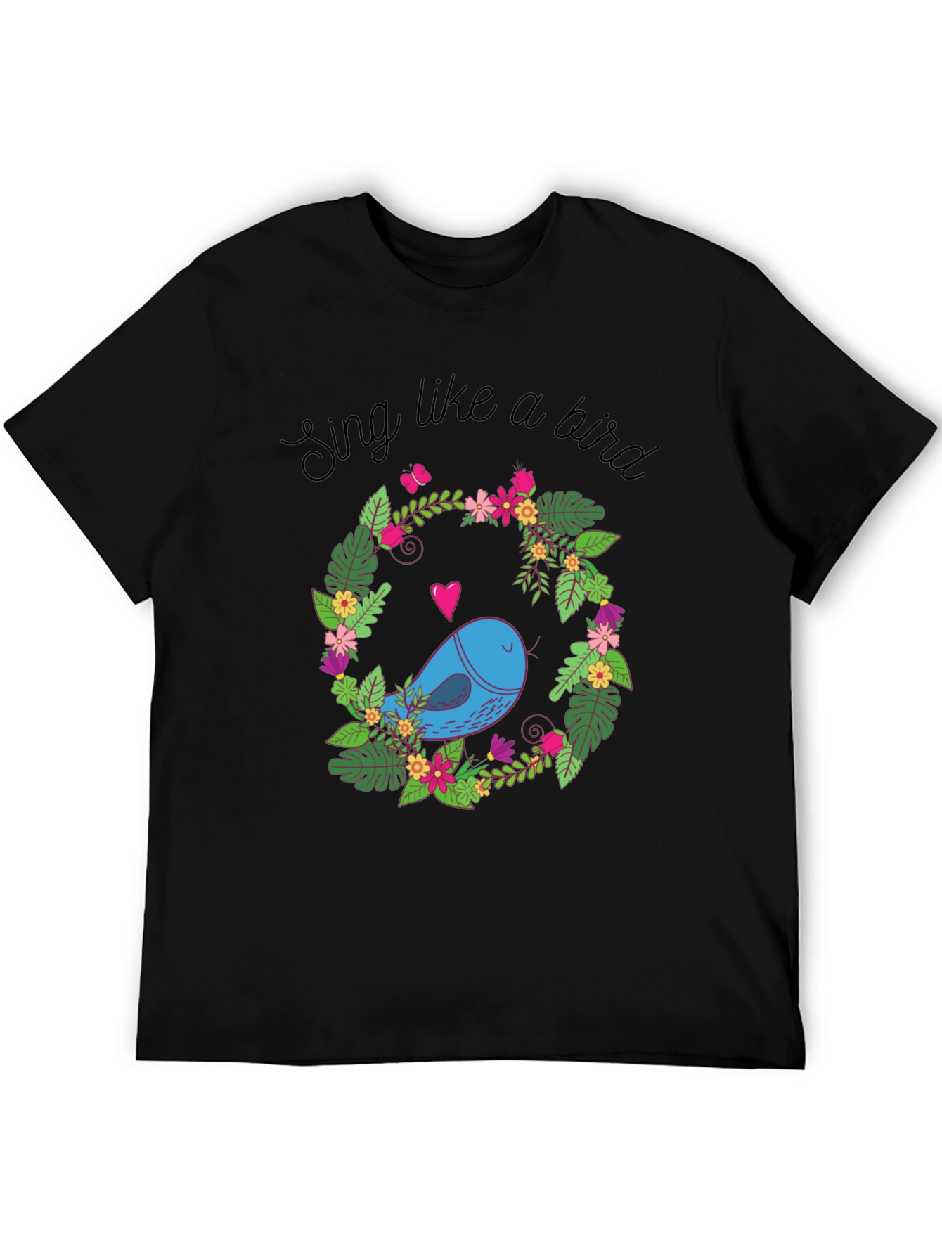 Sing Like a Bird Floral Tee