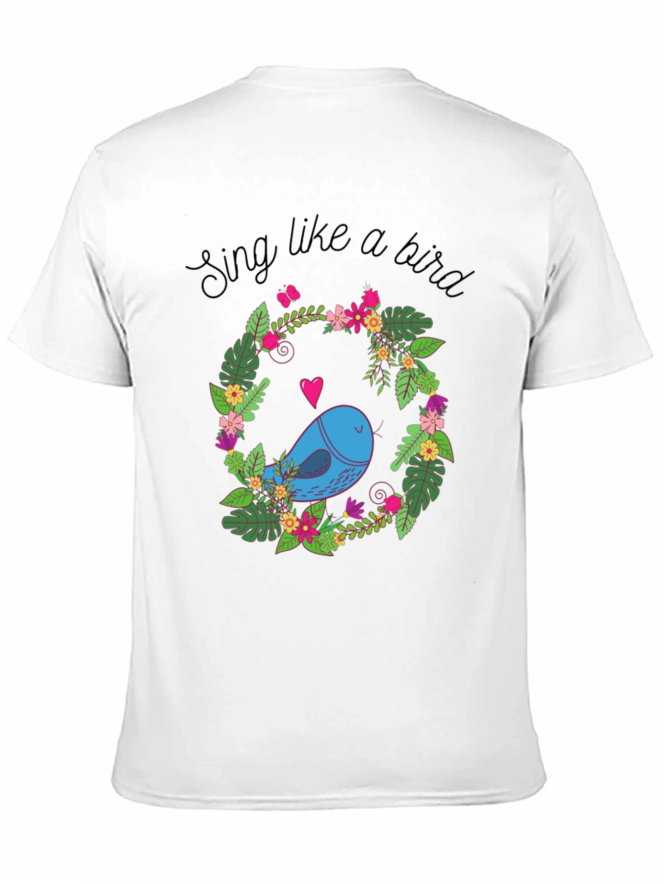 Sing Like a Bird Floral Tee