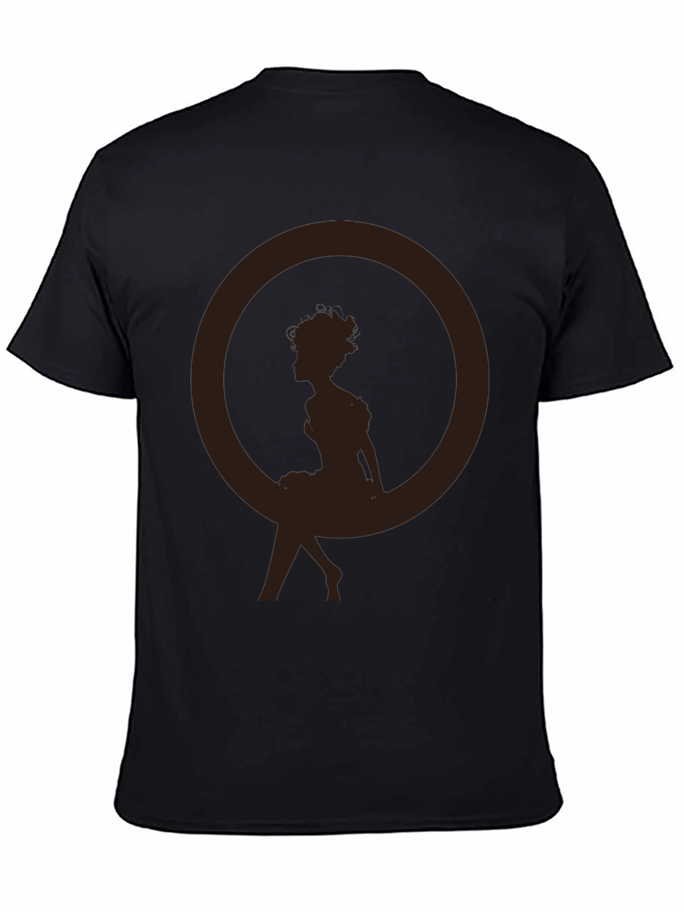 Silhouette Girl Tee - Casual Graphic T-Shirt