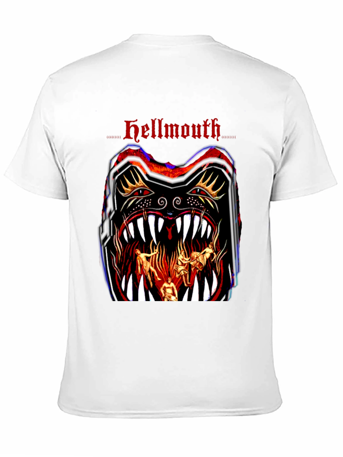 Hellmouth Graphic Print Black T-Shirt
