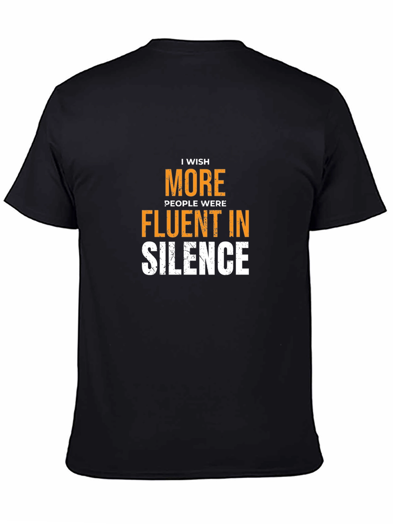 Fluent in Silence Graphic Tee - Trendy Slogan Shirt
