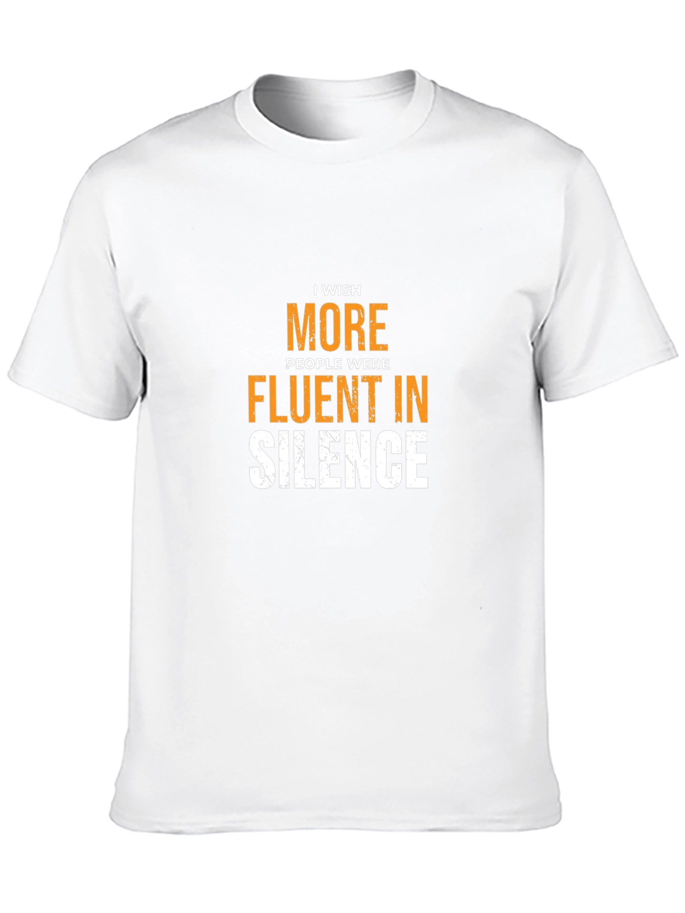 Fluent in Silence Graphic Tee - Trendy Slogan Shirt