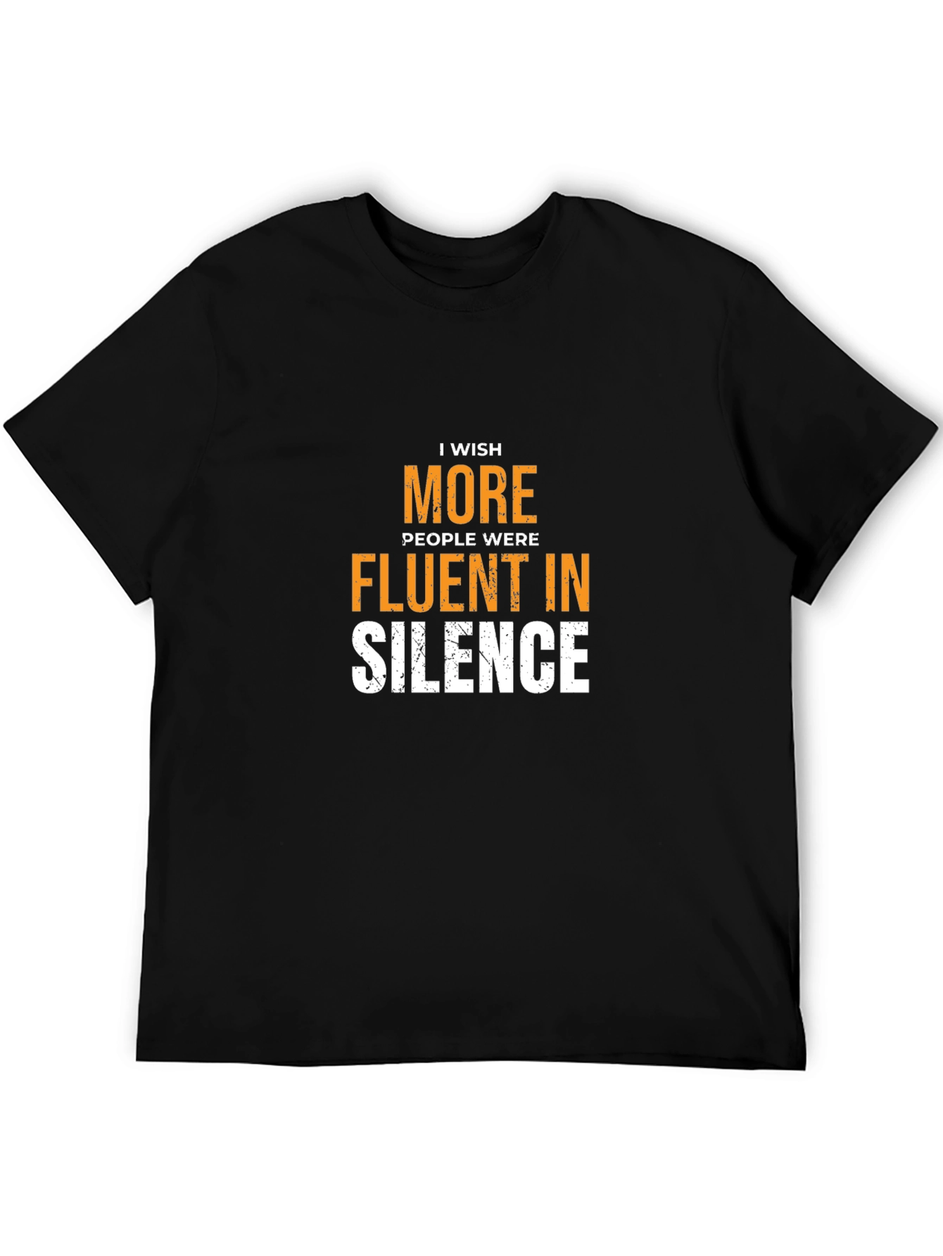 Fluent in Silence Graphic Tee - Trendy Slogan Shirt