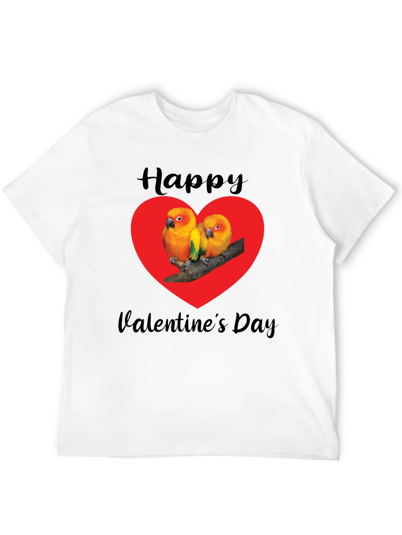 Valentines Day Parrots T-Shirt