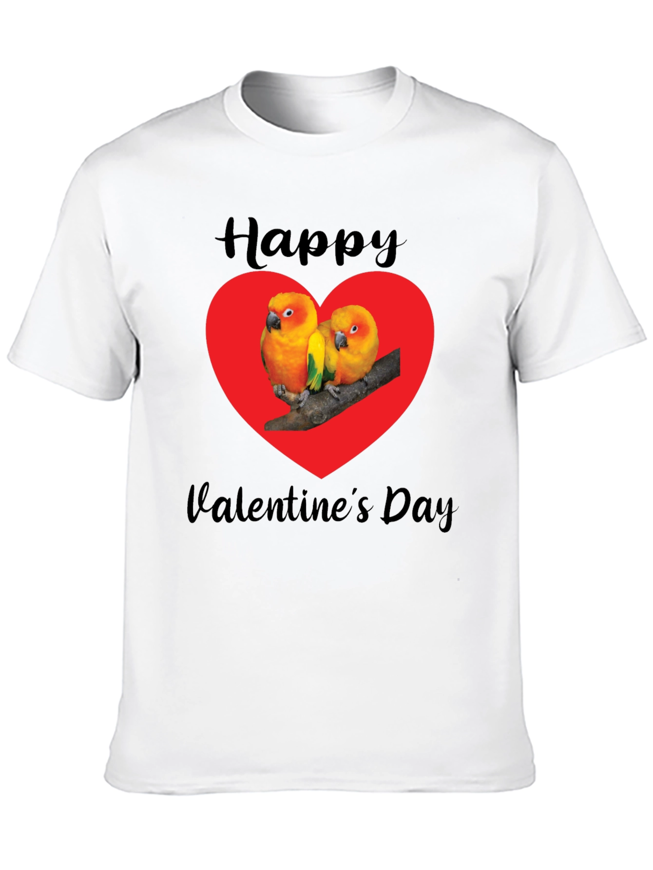 Valentines Day Parrots T-Shirt