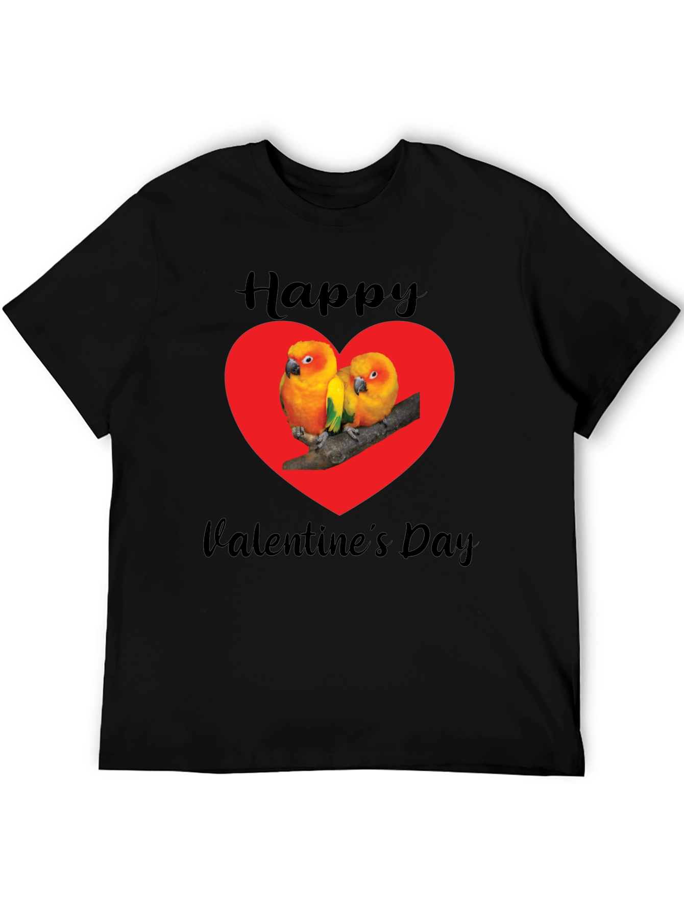 Valentines Day Parrots T-Shirt