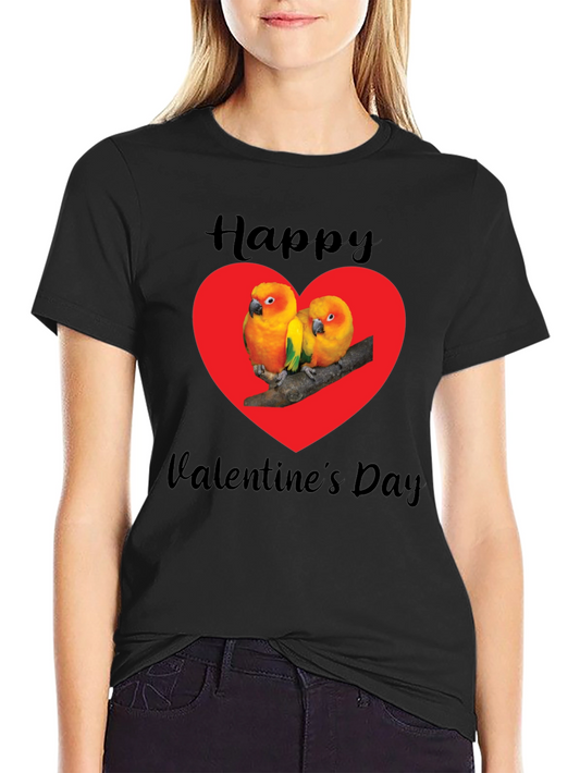 Valentines Day Parrots T-Shirt