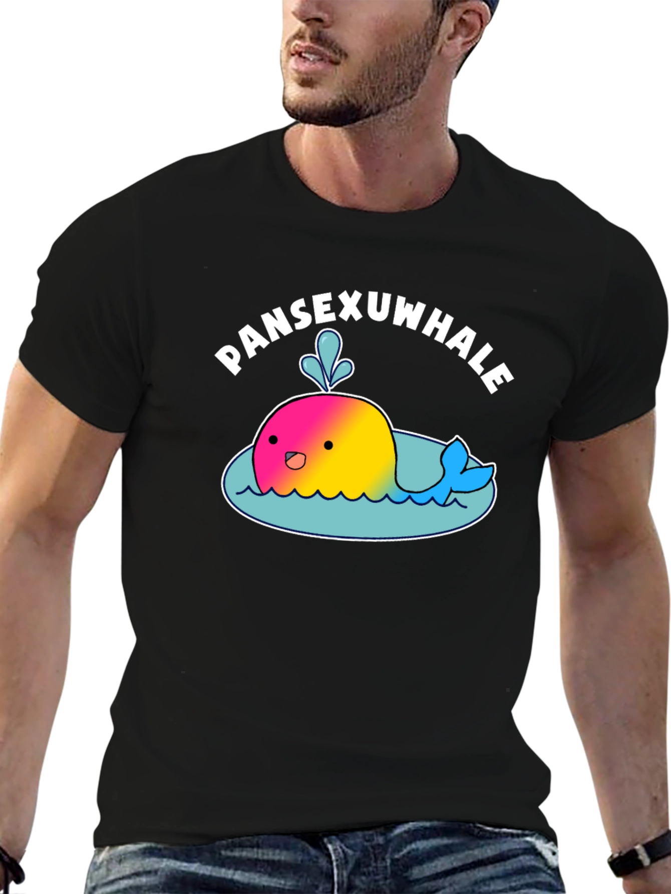 Pansexwhale T-Shirt - Kawaii Pansexual Pride