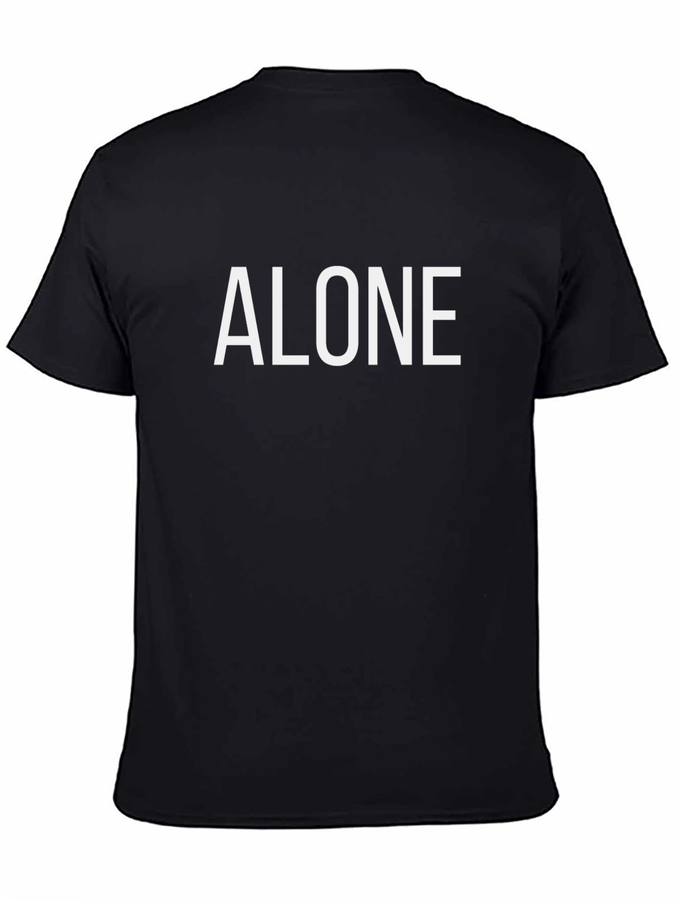 Alone Graphic Tee - Mens Black T-Shirt