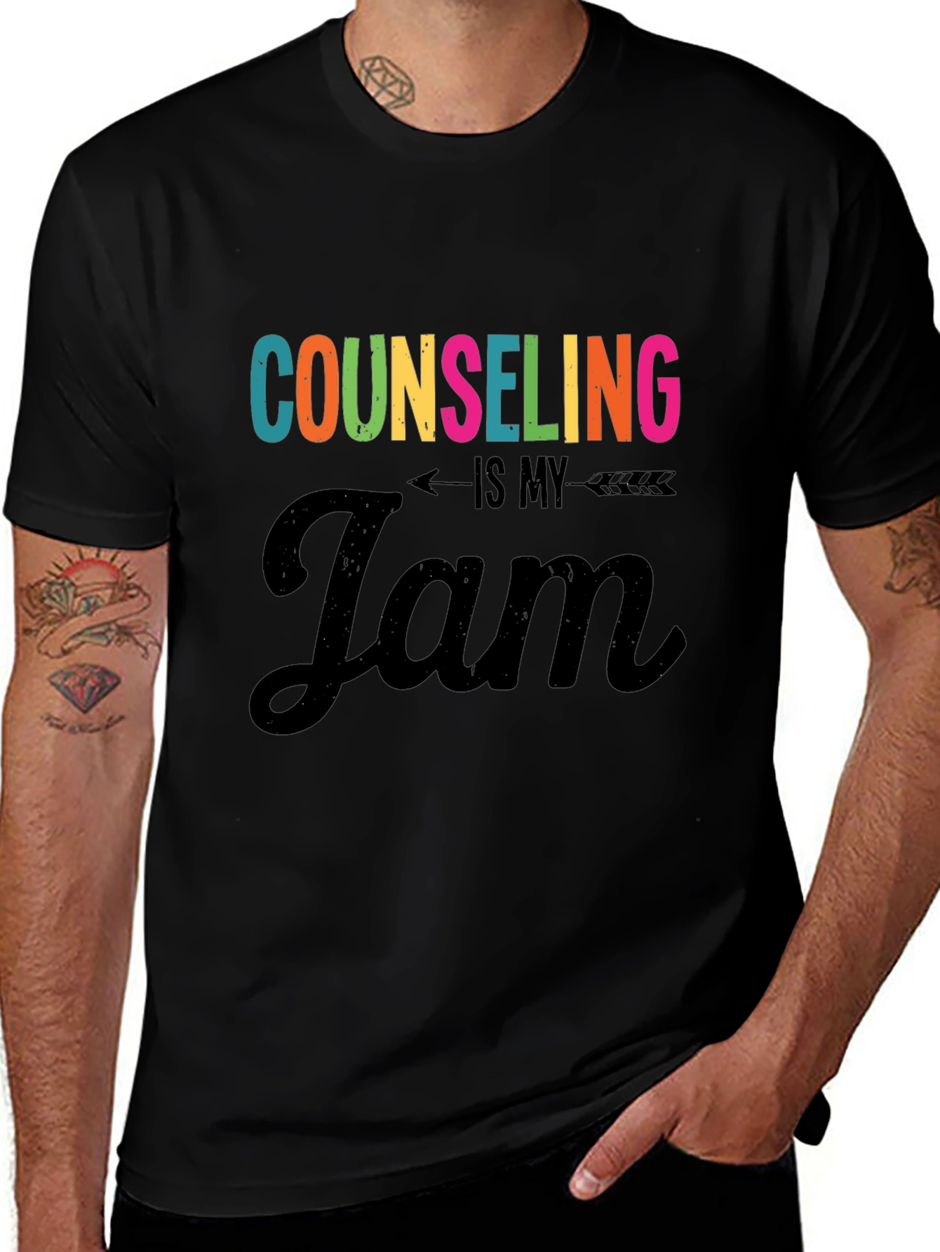 Counseling Is My Jam Graphic T-Shirt