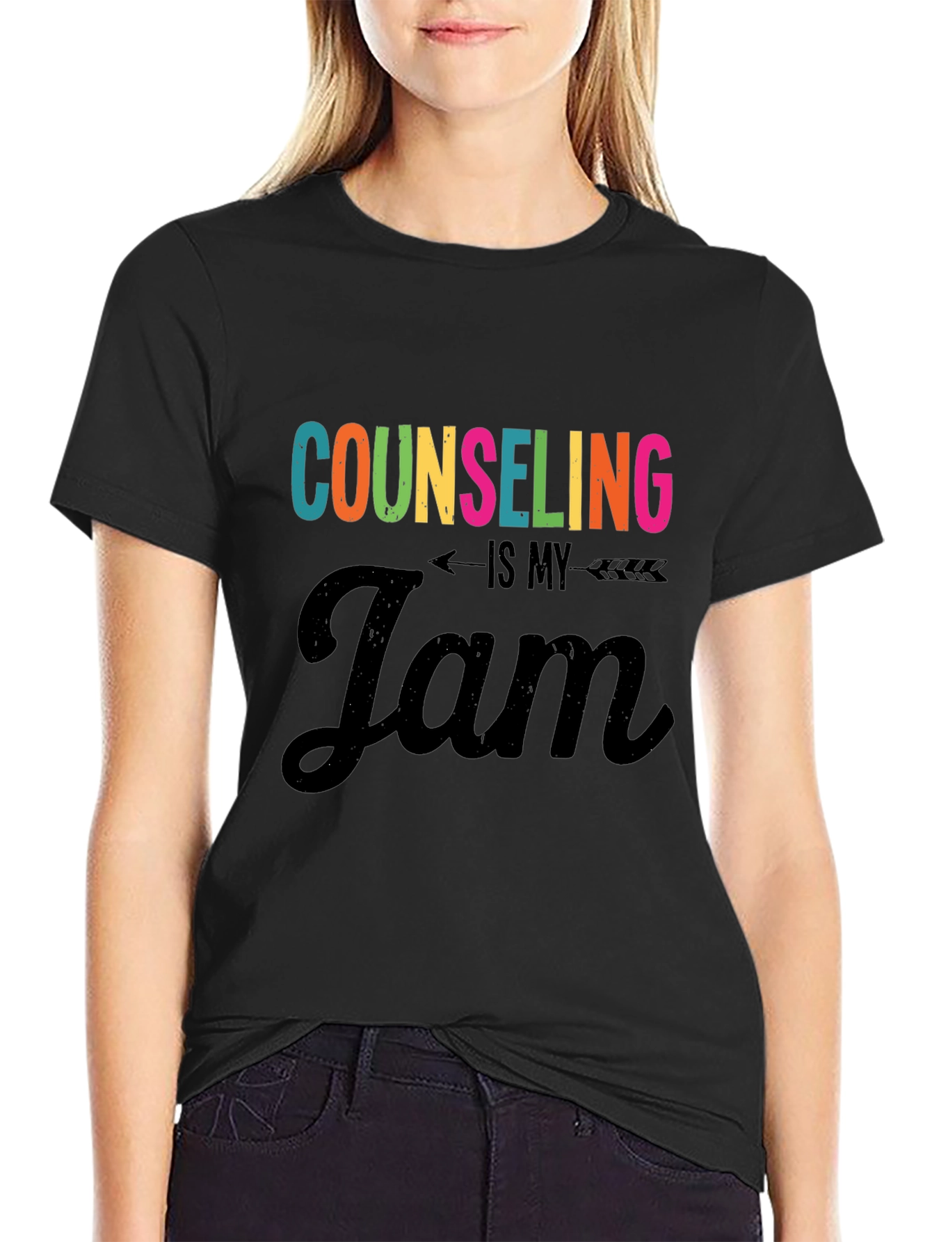 Counseling Is My Jam Graphic T-Shirt