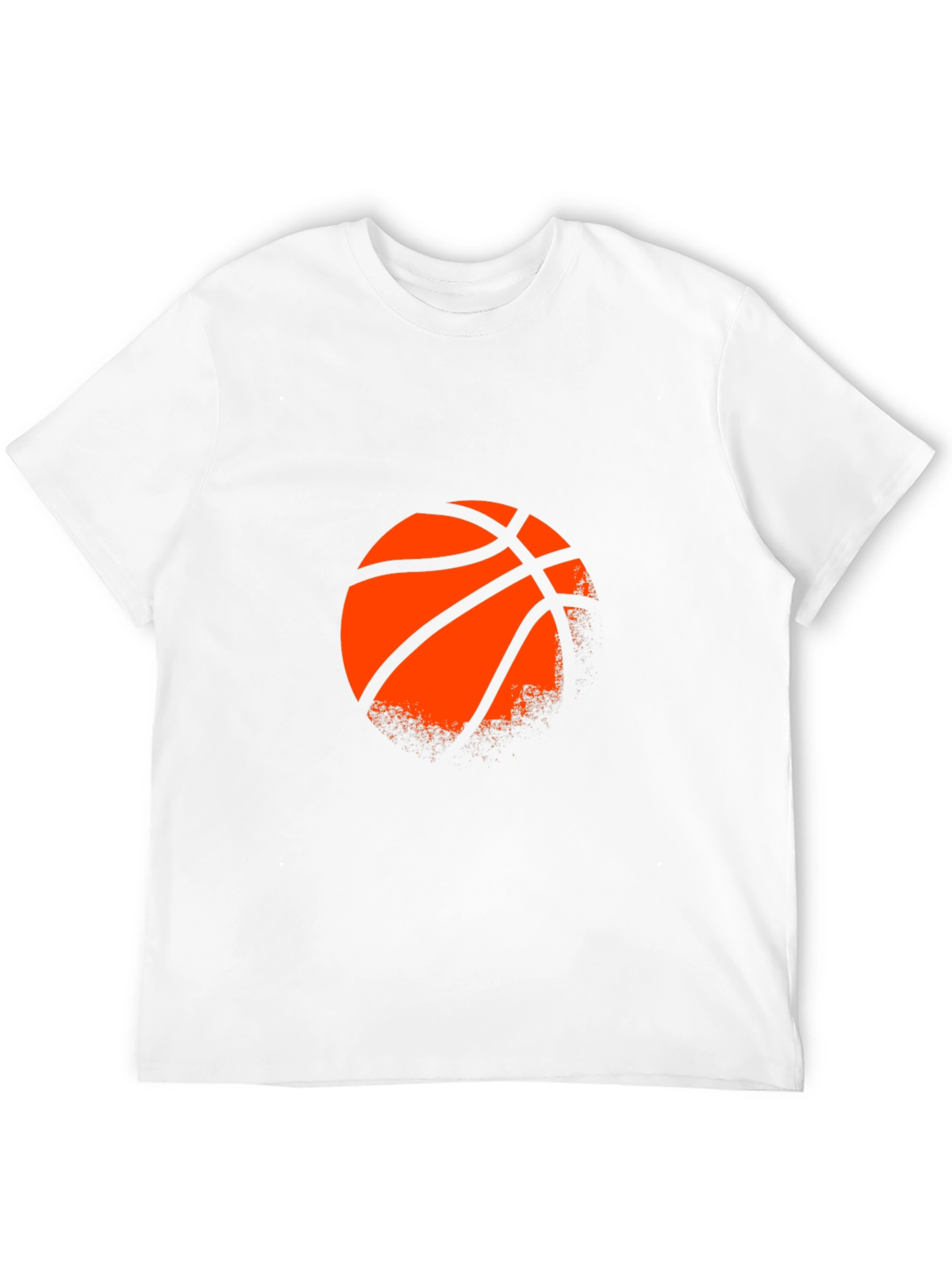 Basketball Graphic T-Shirt - Stylish Mens Black Tee