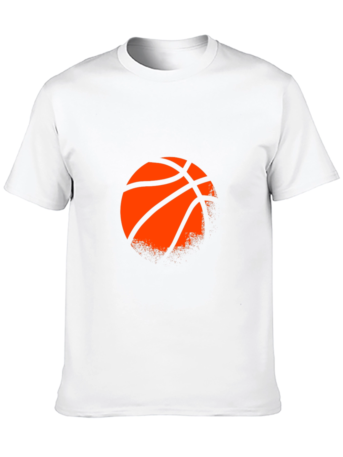 Basketball Graphic T-Shirt - Stylish Mens Black Tee