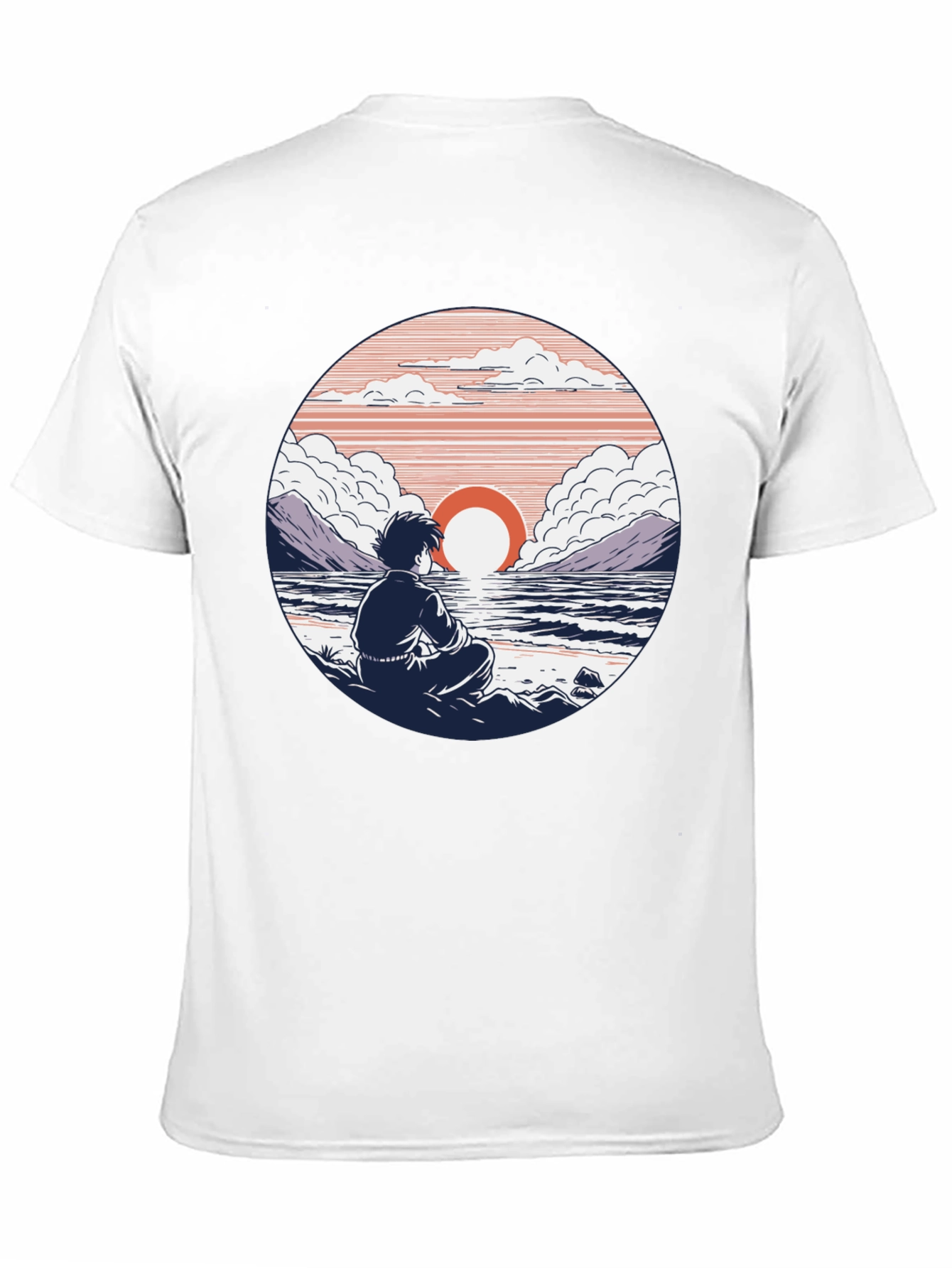 Sunset Contemplation Graphic Tee - Unisex