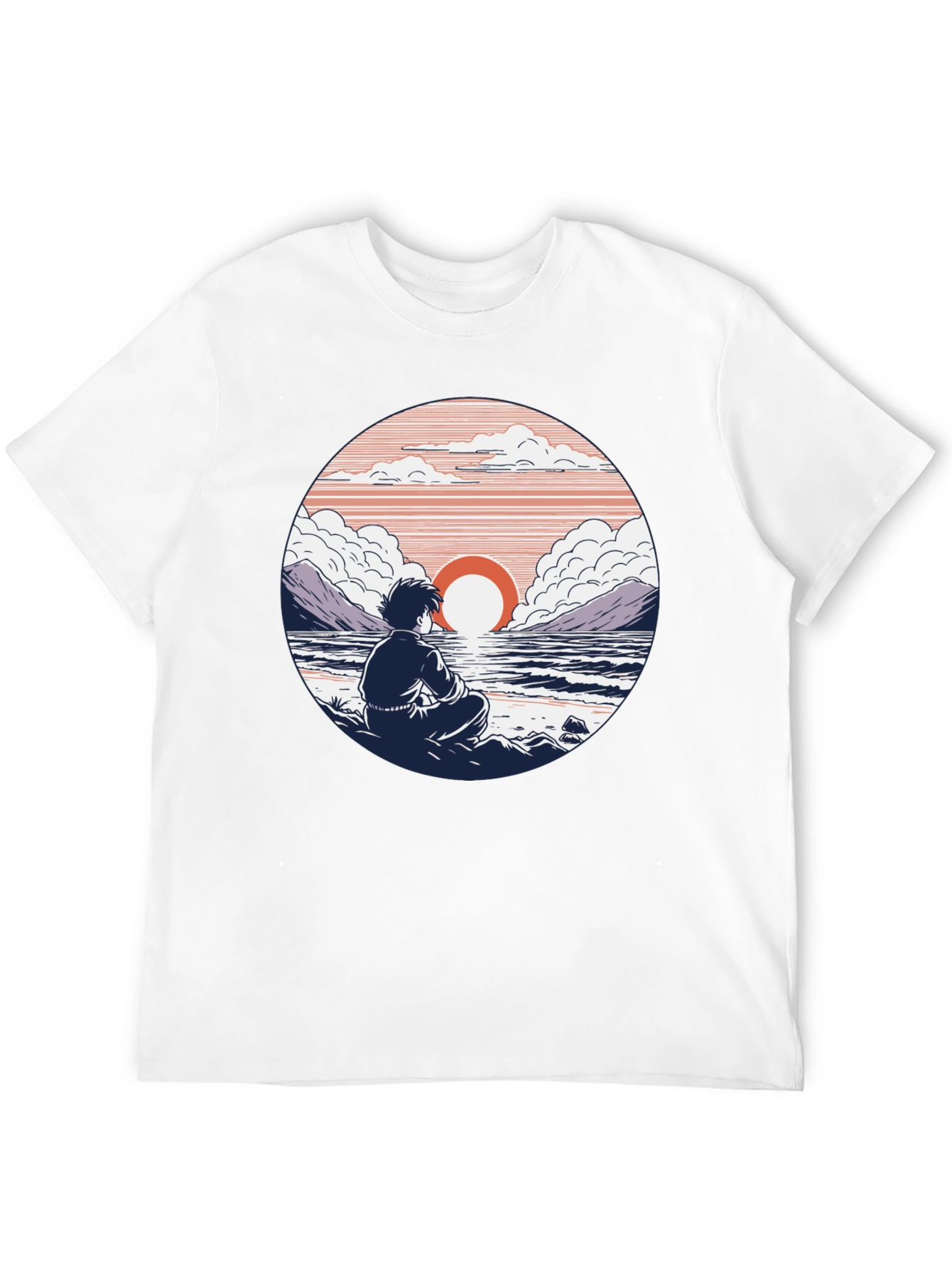 Sunset Contemplation Graphic Tee - Unisex