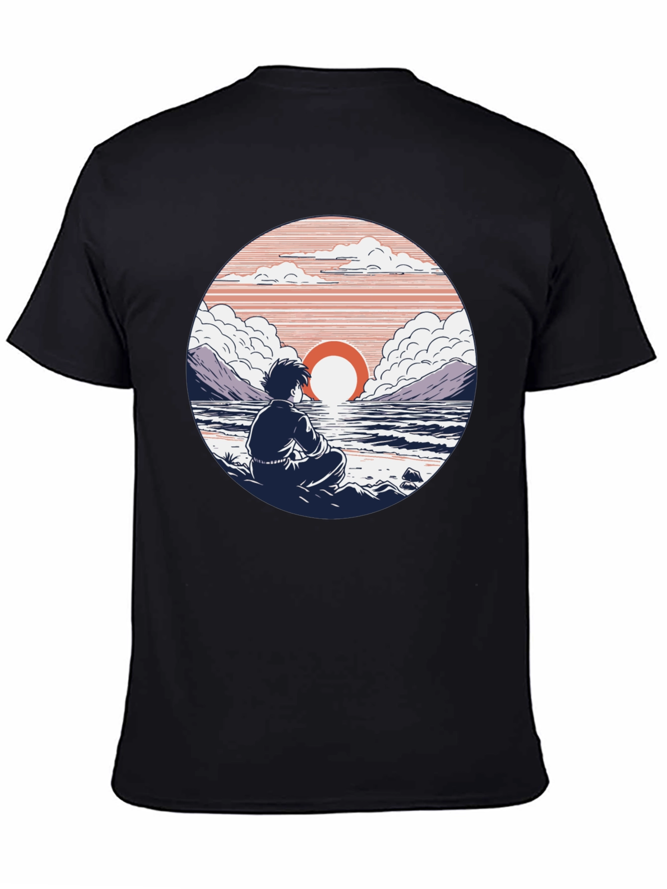 Sunset Contemplation Graphic Tee - Unisex