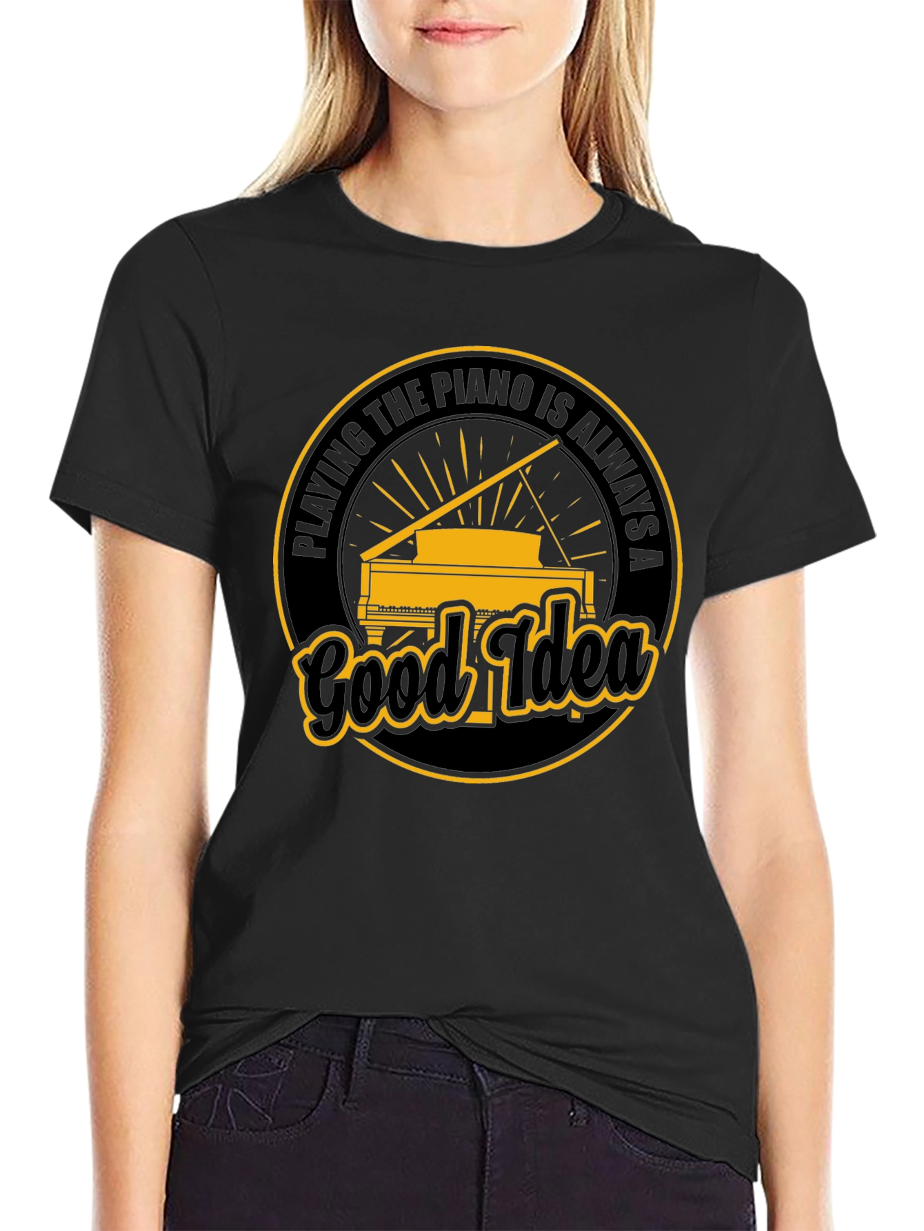 Piano Good Idea T-Shirt: Musicians Apparel