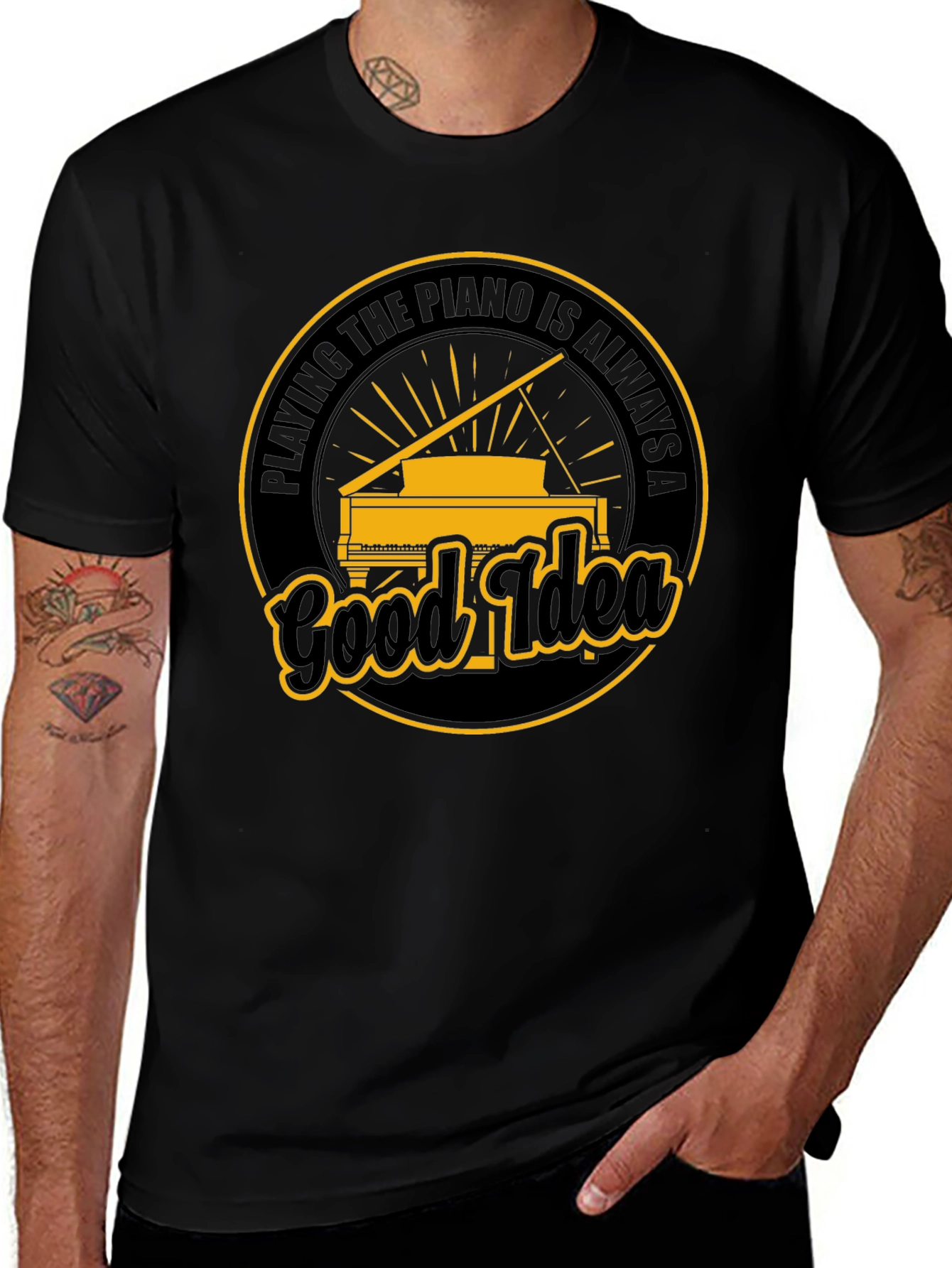 Piano Good Idea T-Shirt: Musicians Apparel