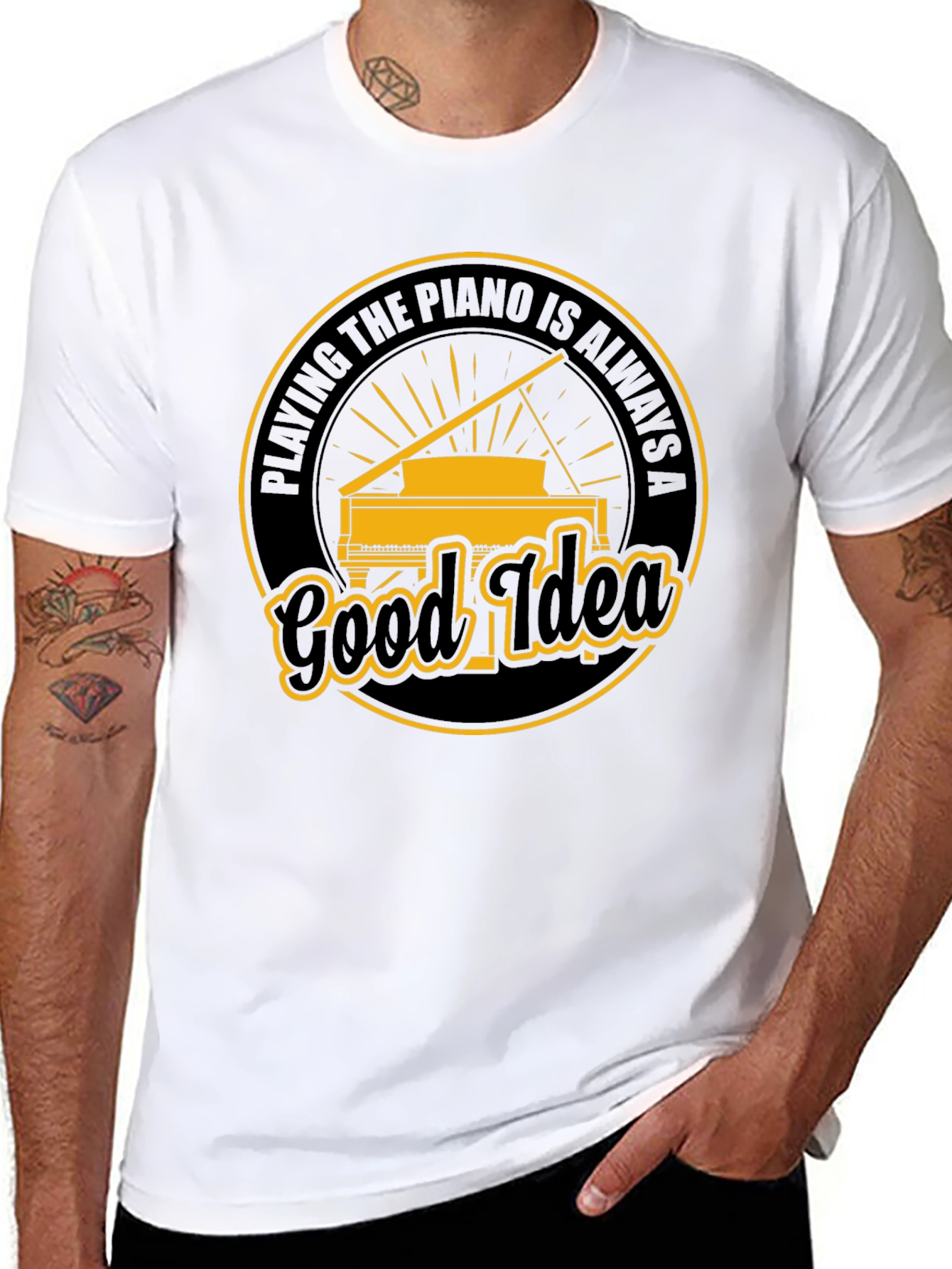 Piano Good Idea T-Shirt: Musicians Apparel
