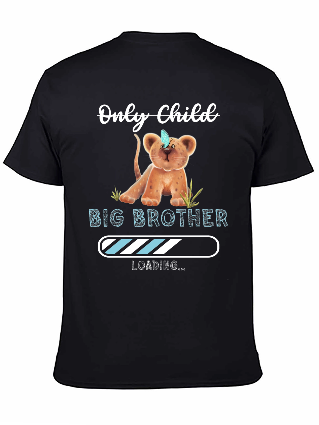 Only Child to Big Brother Loading T-Shirt