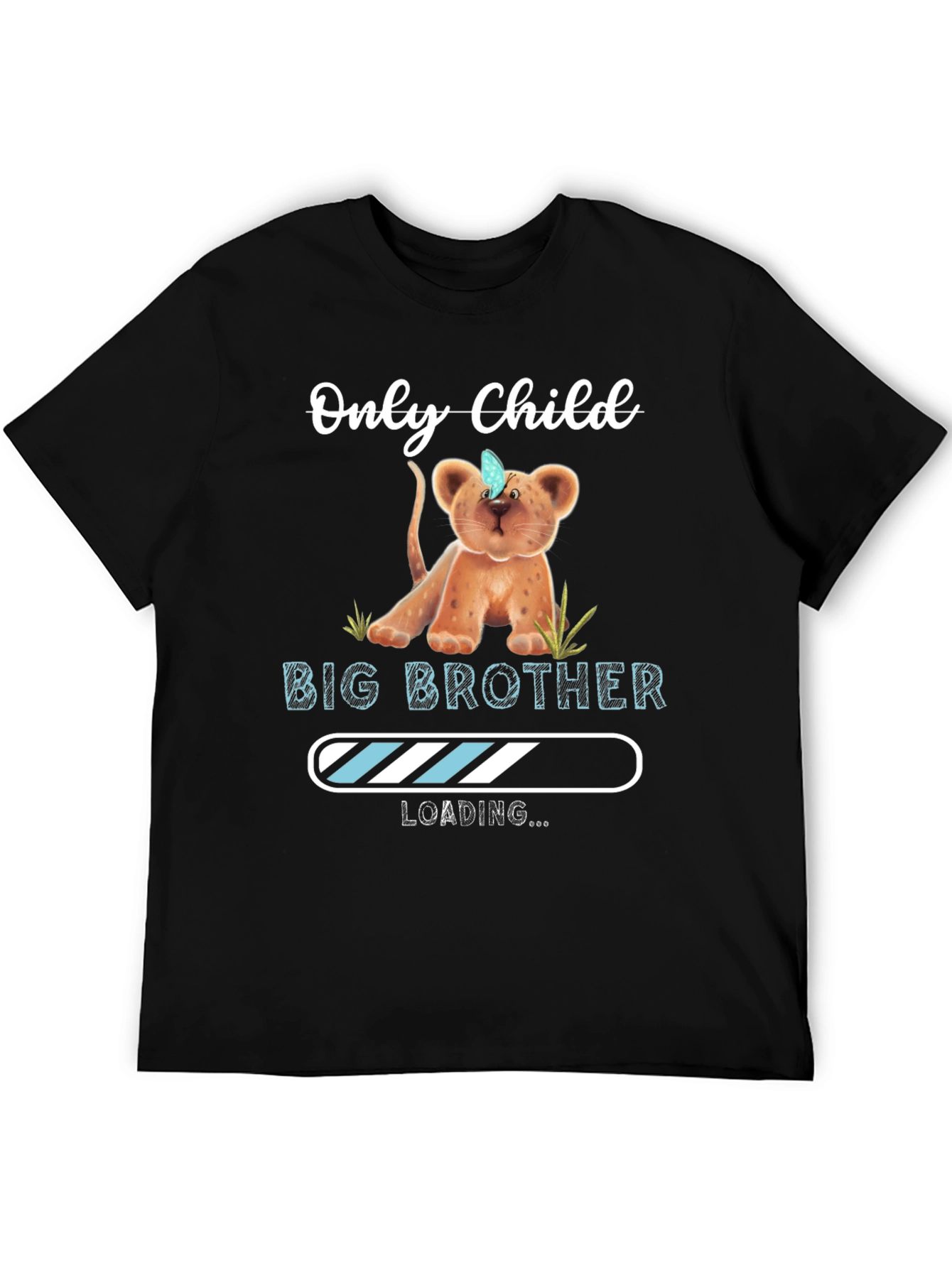 Only Child to Big Brother Loading T-Shirt