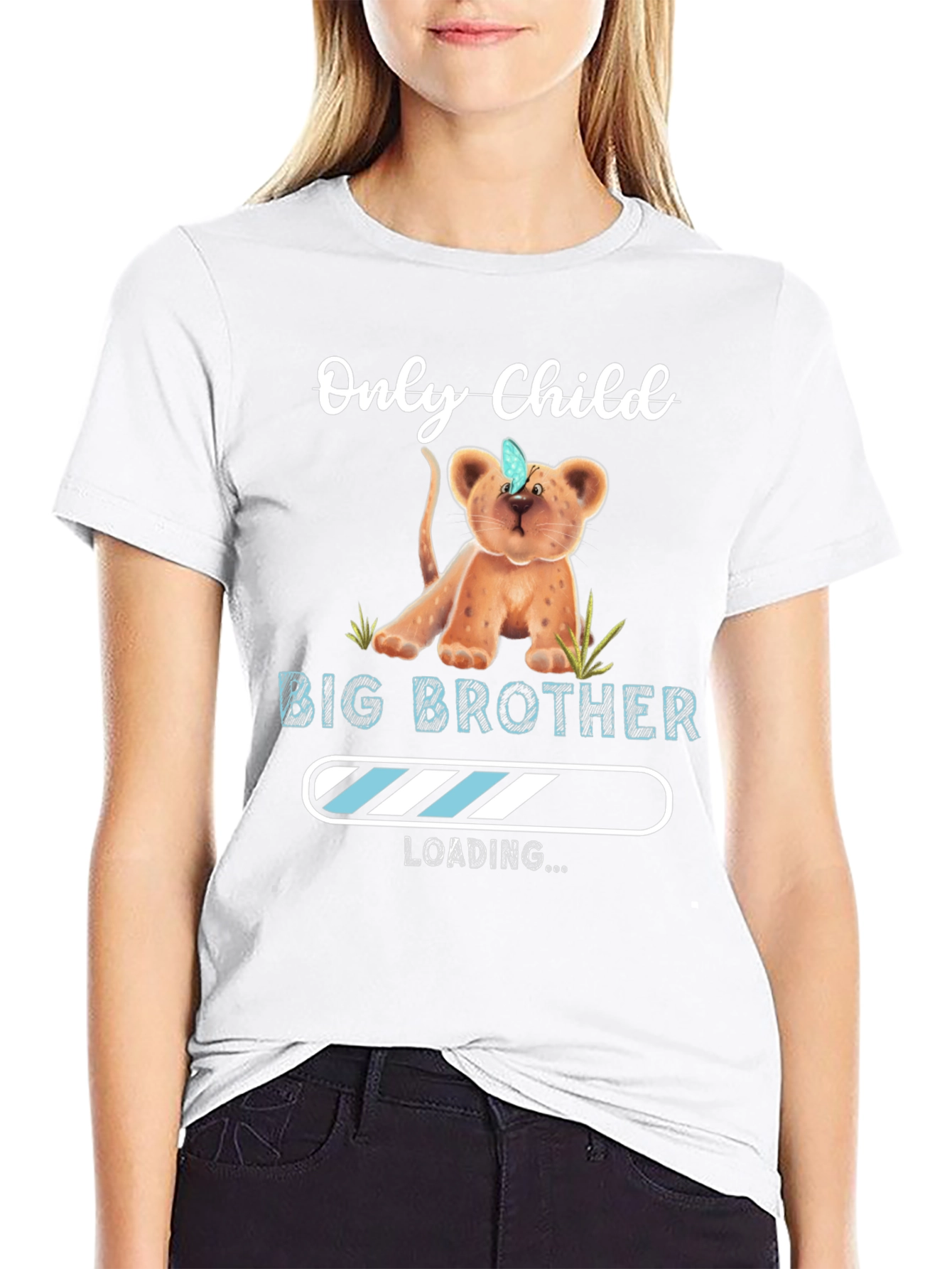 Only Child to Big Brother Loading T-Shirt
