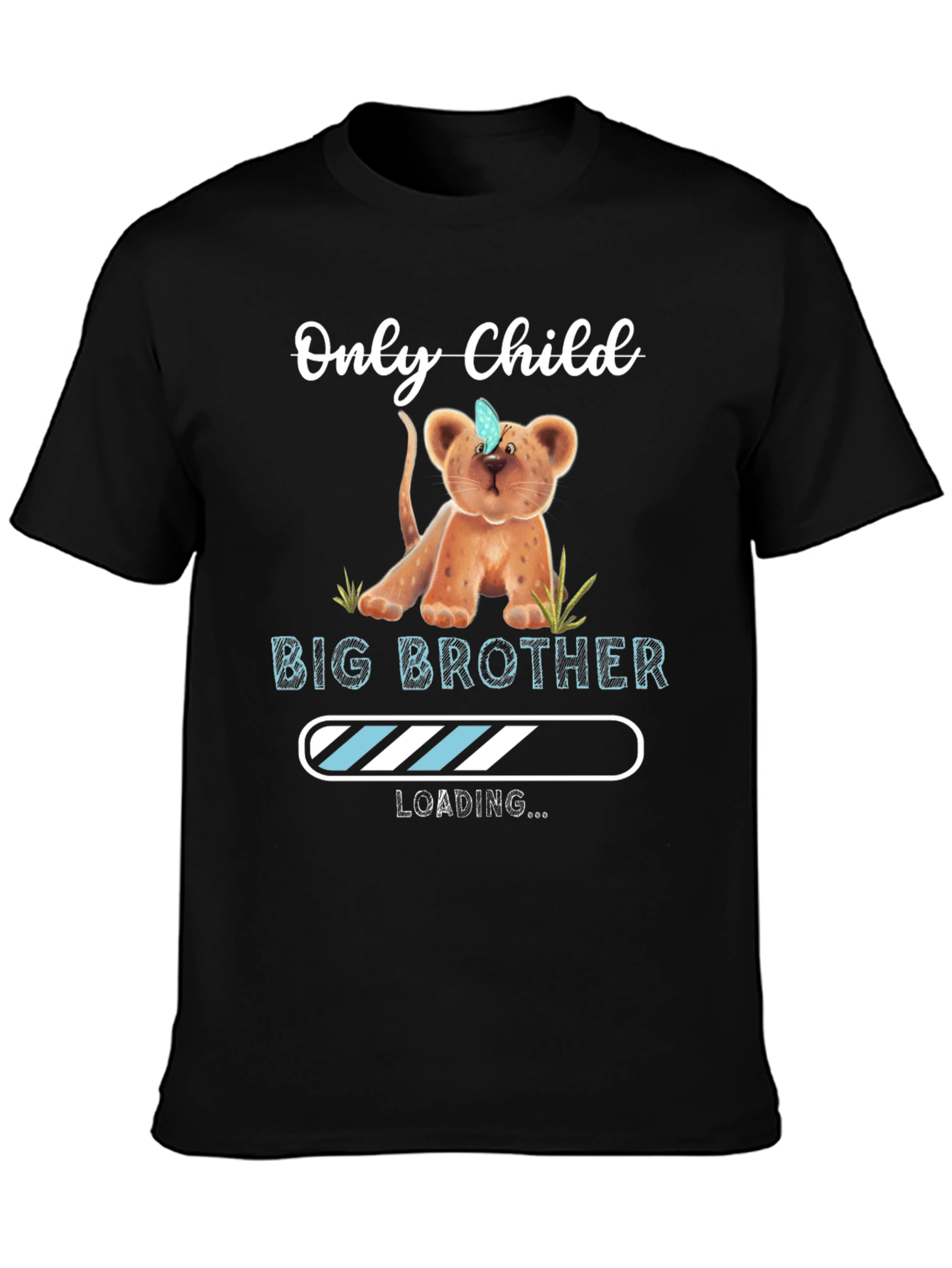 Only Child to Big Brother Loading T-Shirt