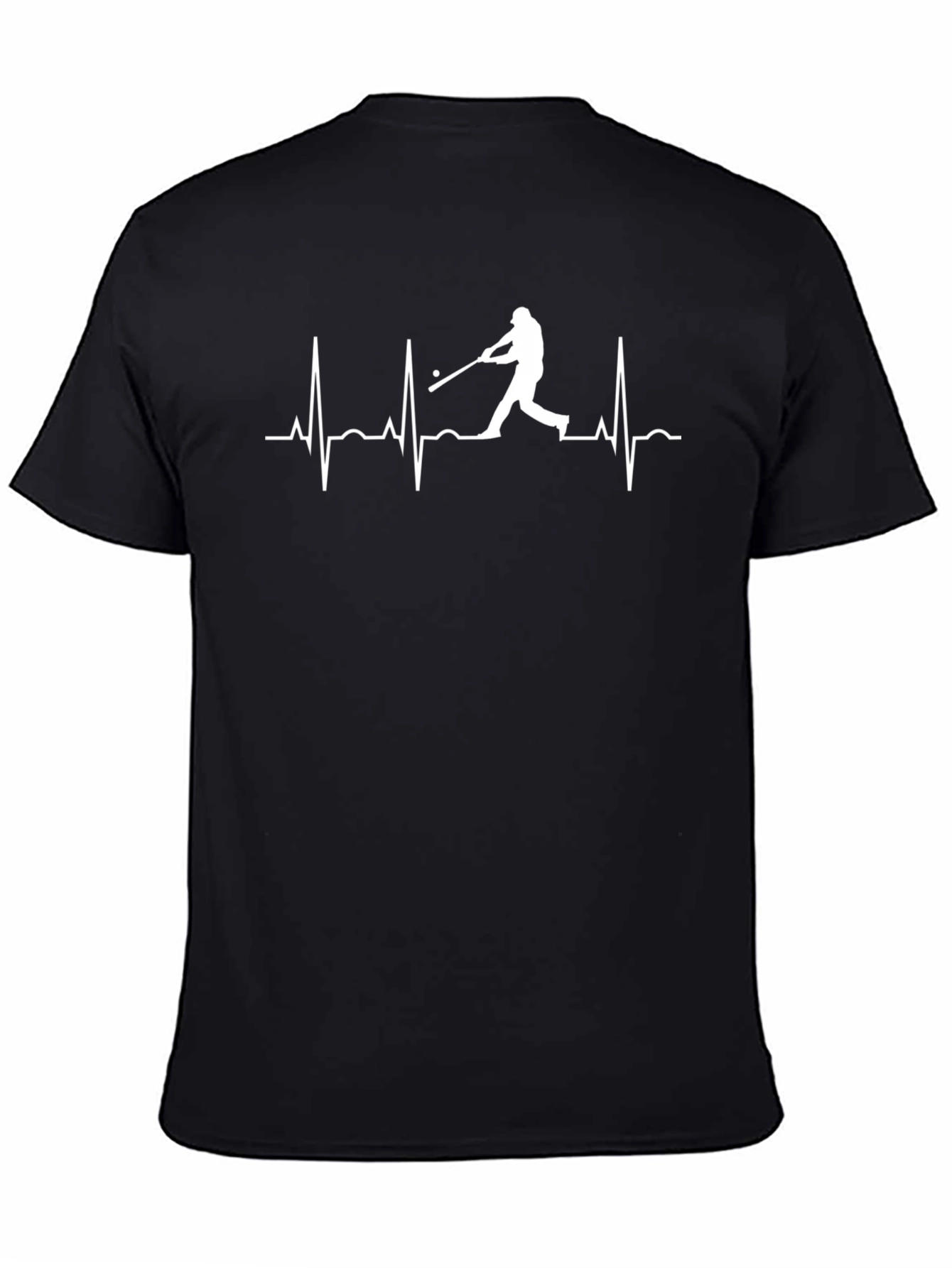 Baseball Heartbeat T-Shirt - Player Design