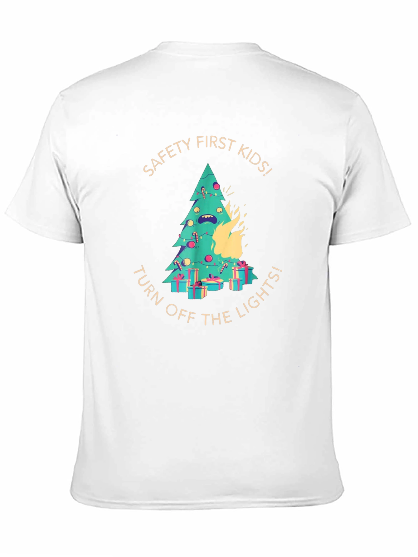 Funny Christmas Tree on Fire T-Shirt