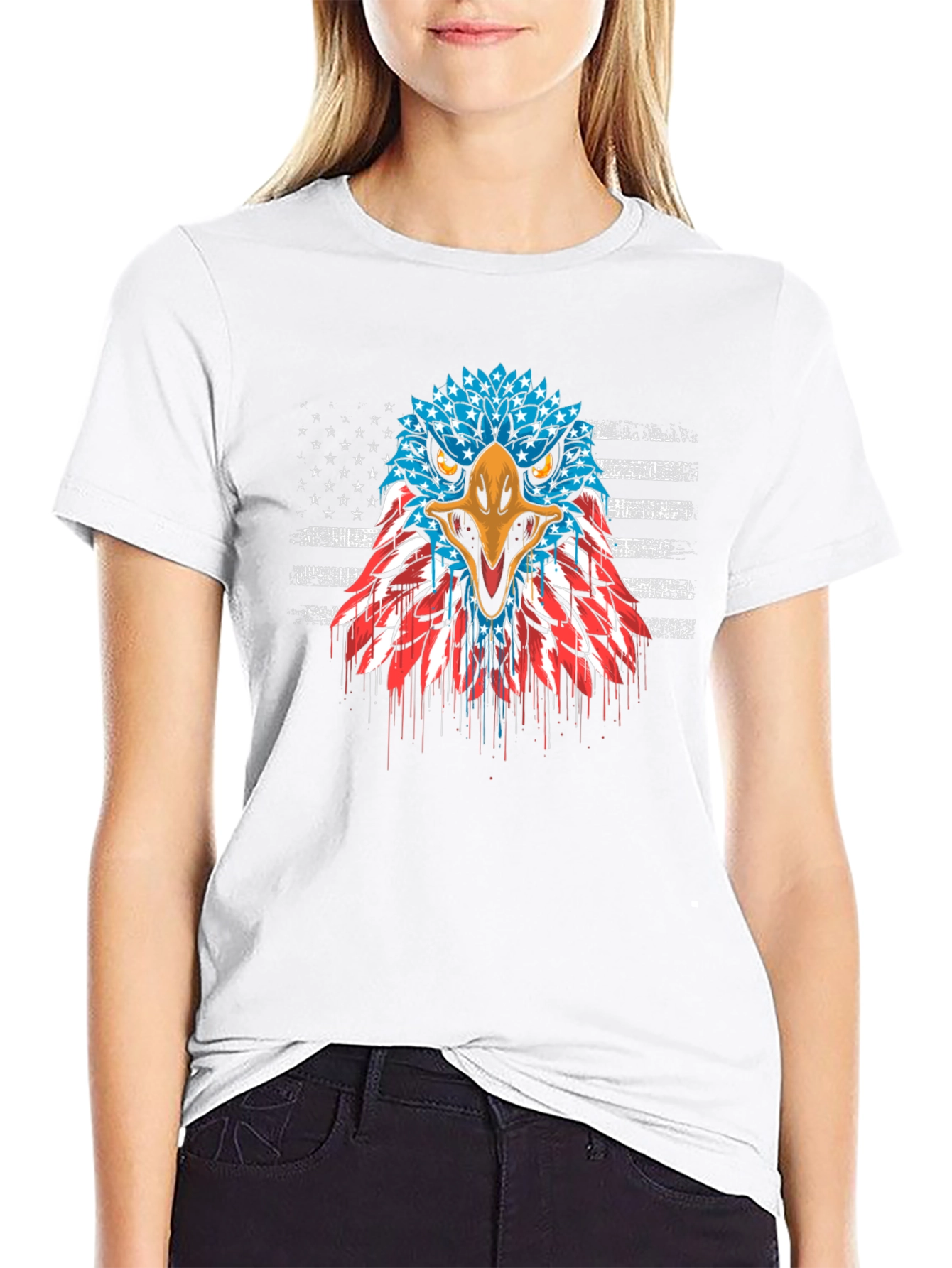 American Eagle Flag Graphic T-Shirt