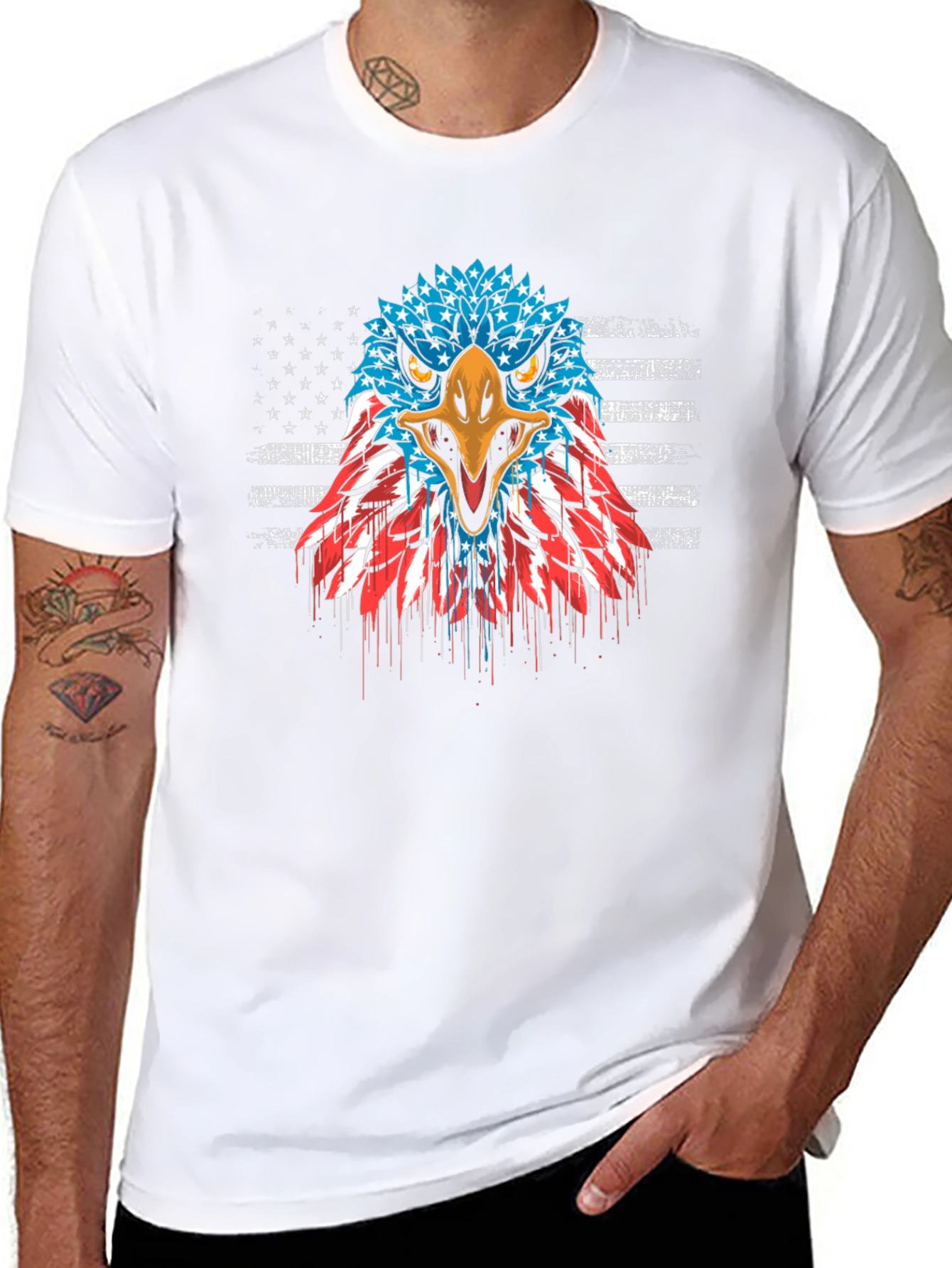 American Eagle Flag Graphic T-Shirt