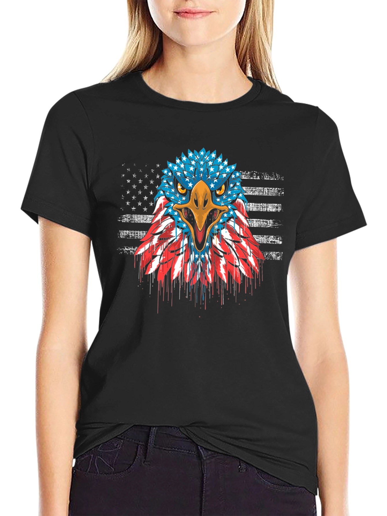 American Eagle Flag Graphic T-Shirt