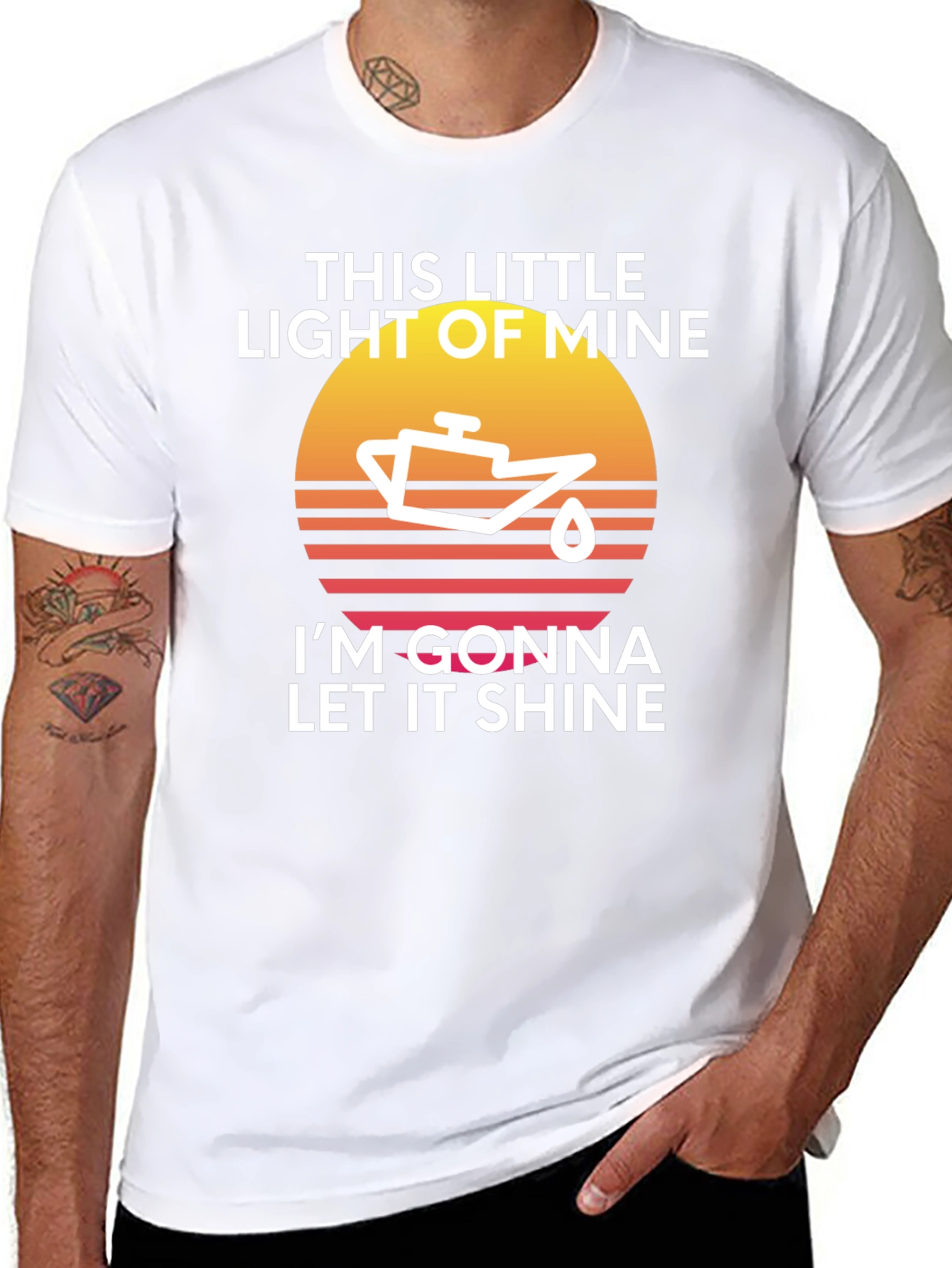 This Little Light Of Mine Mechanic T-Shirt