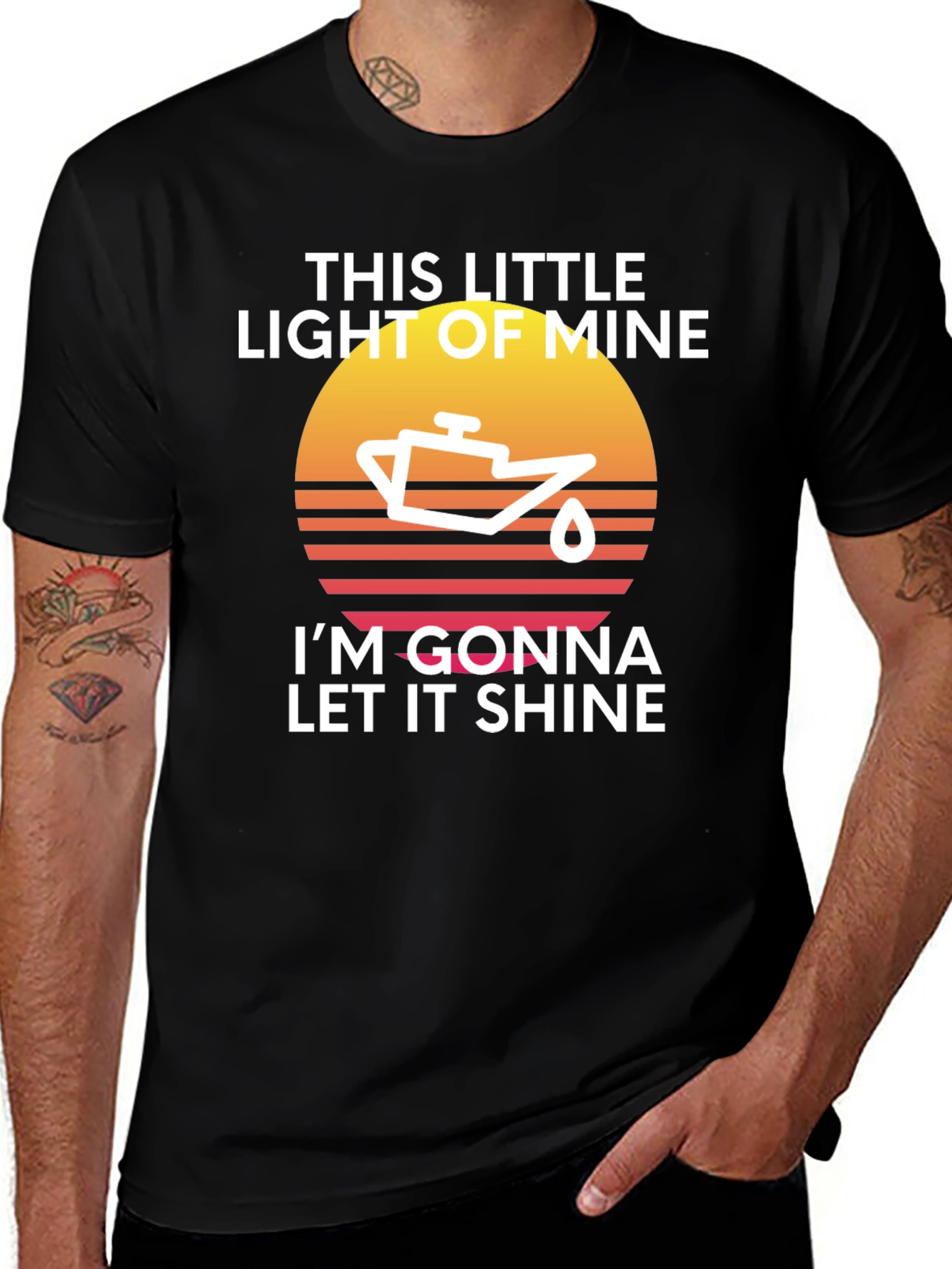 This Little Light Of Mine Mechanic T-Shirt