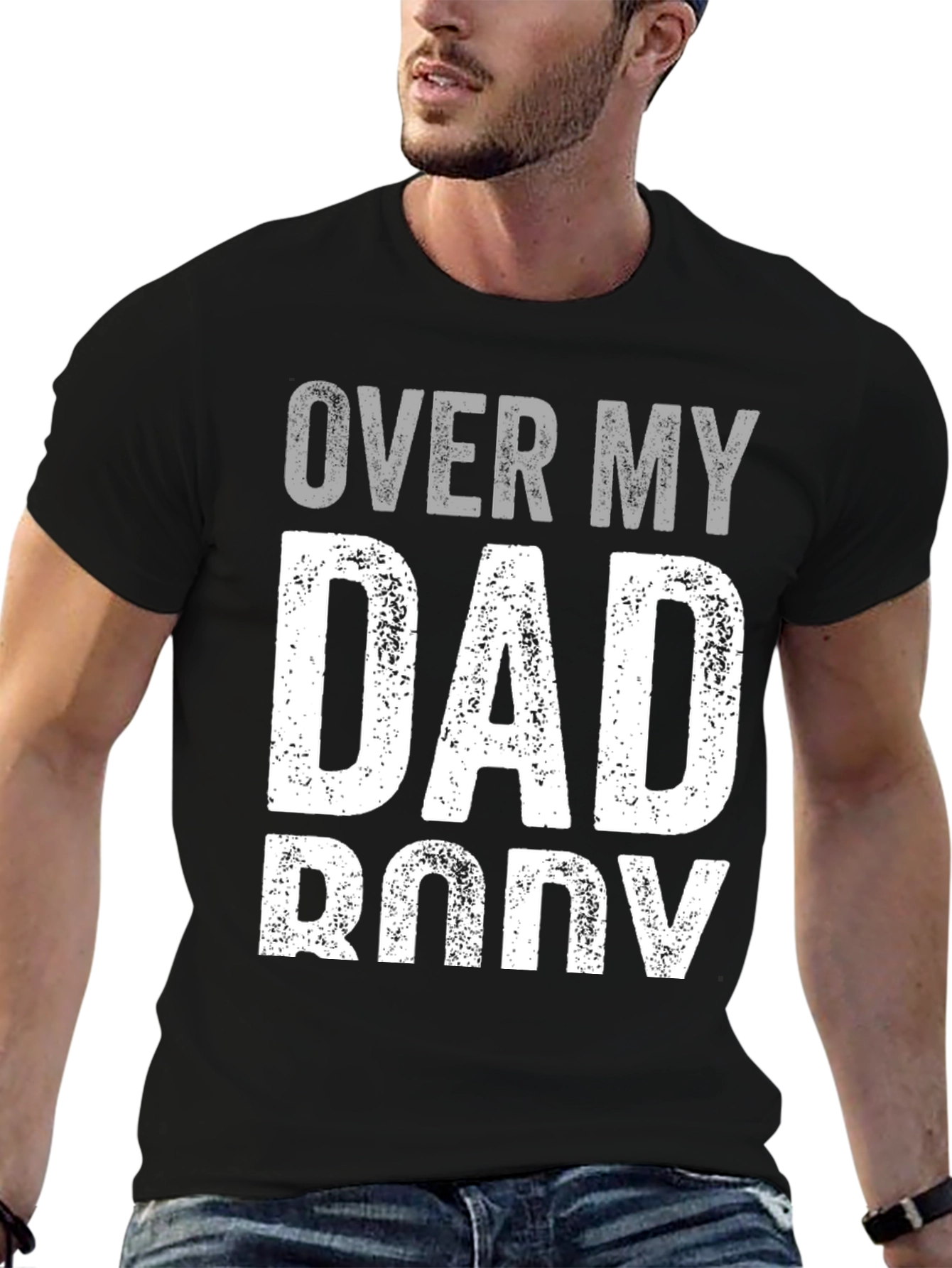 Over My Dad Body Graphic Tee