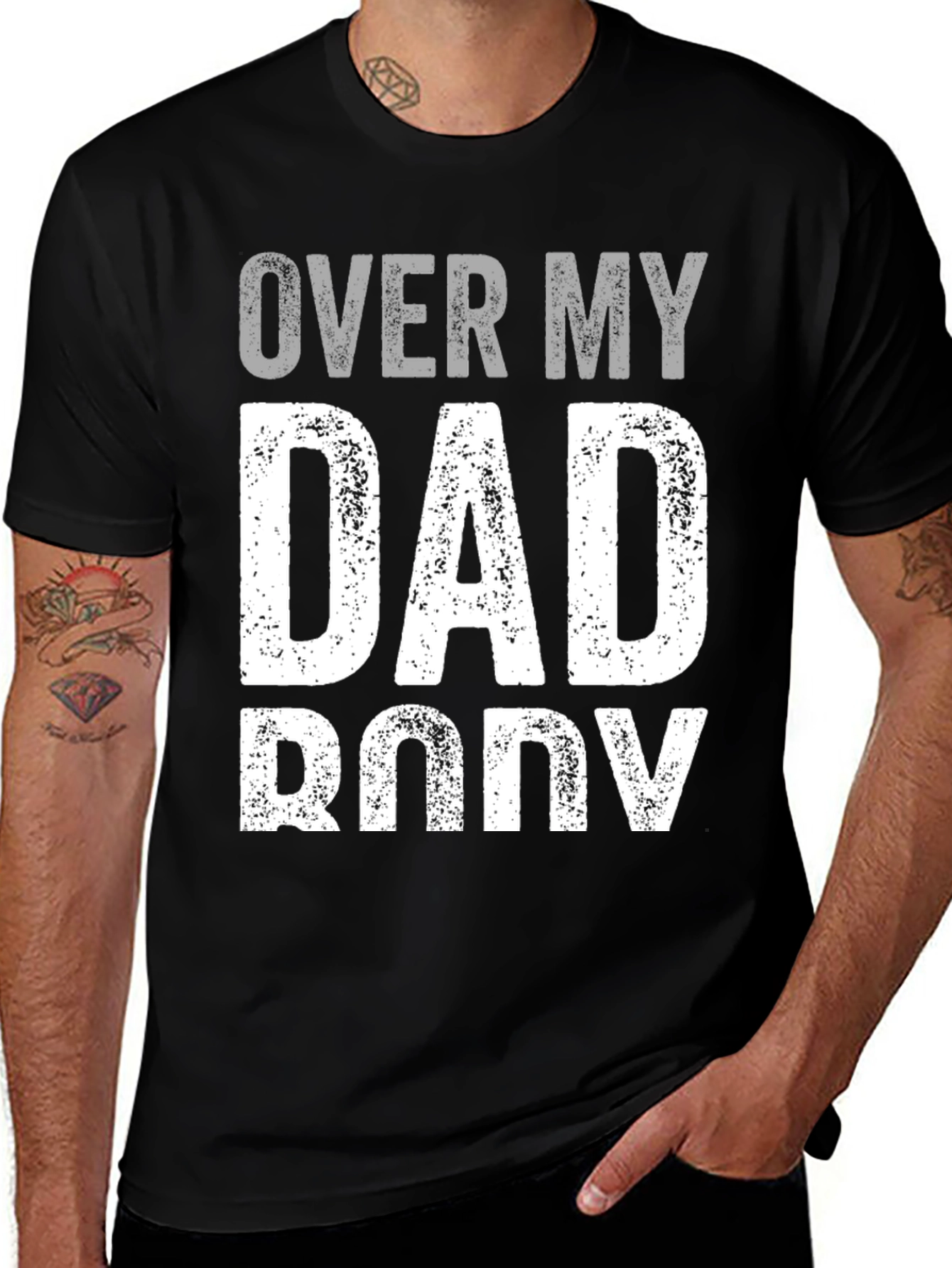 Over My Dad Body Graphic Tee