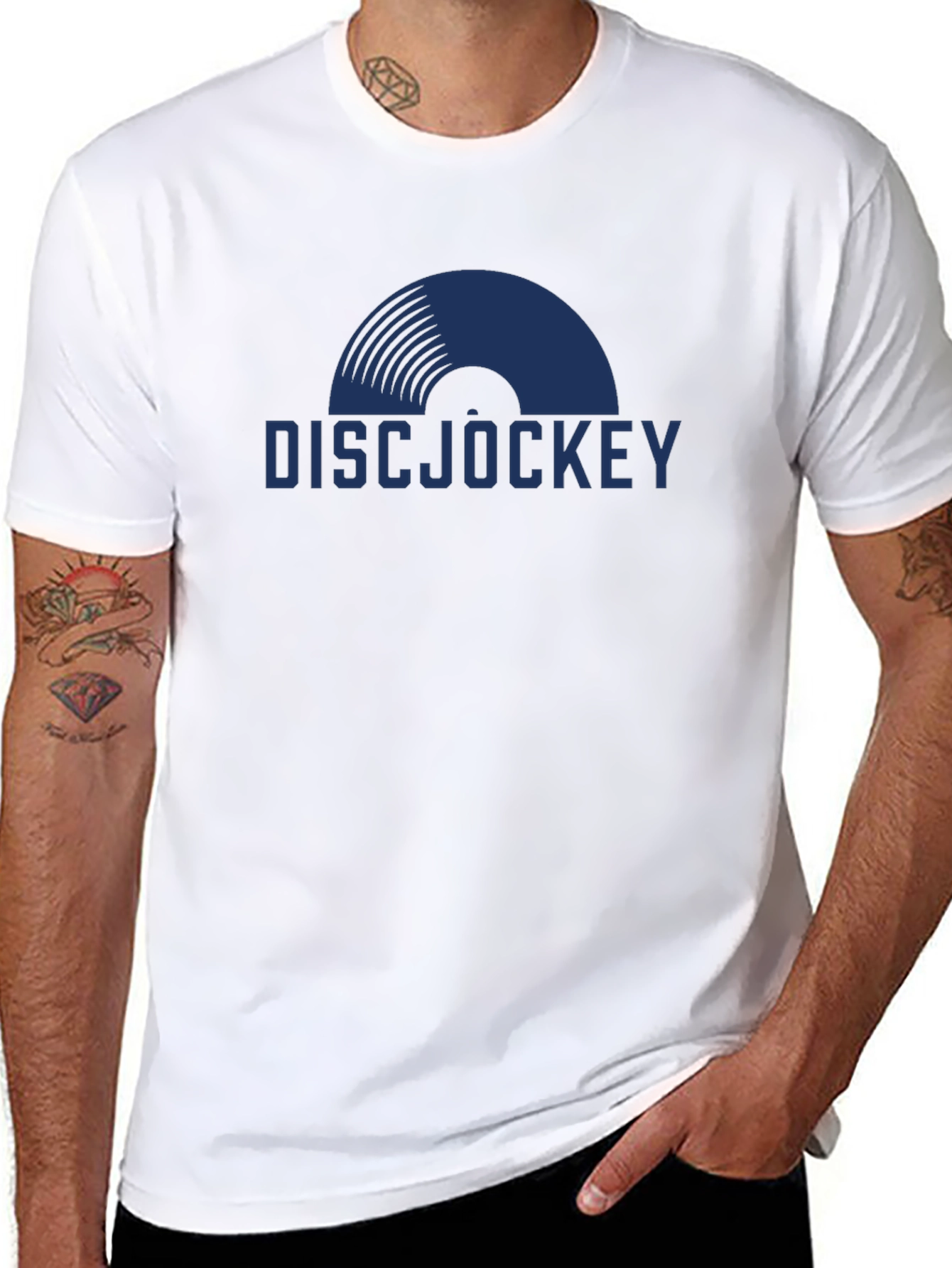 Disc Jockey Graphic Tee - Cool DJ Style