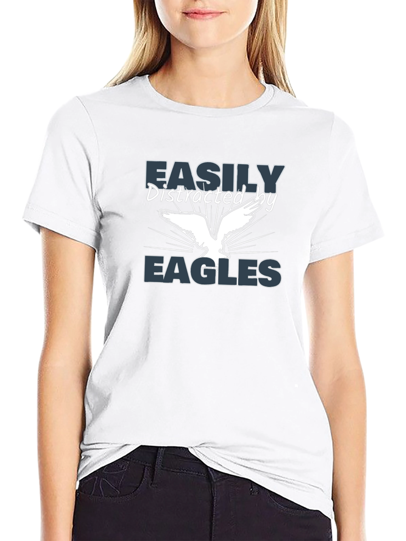 Easily Distracted by Eagles Graphic Tee