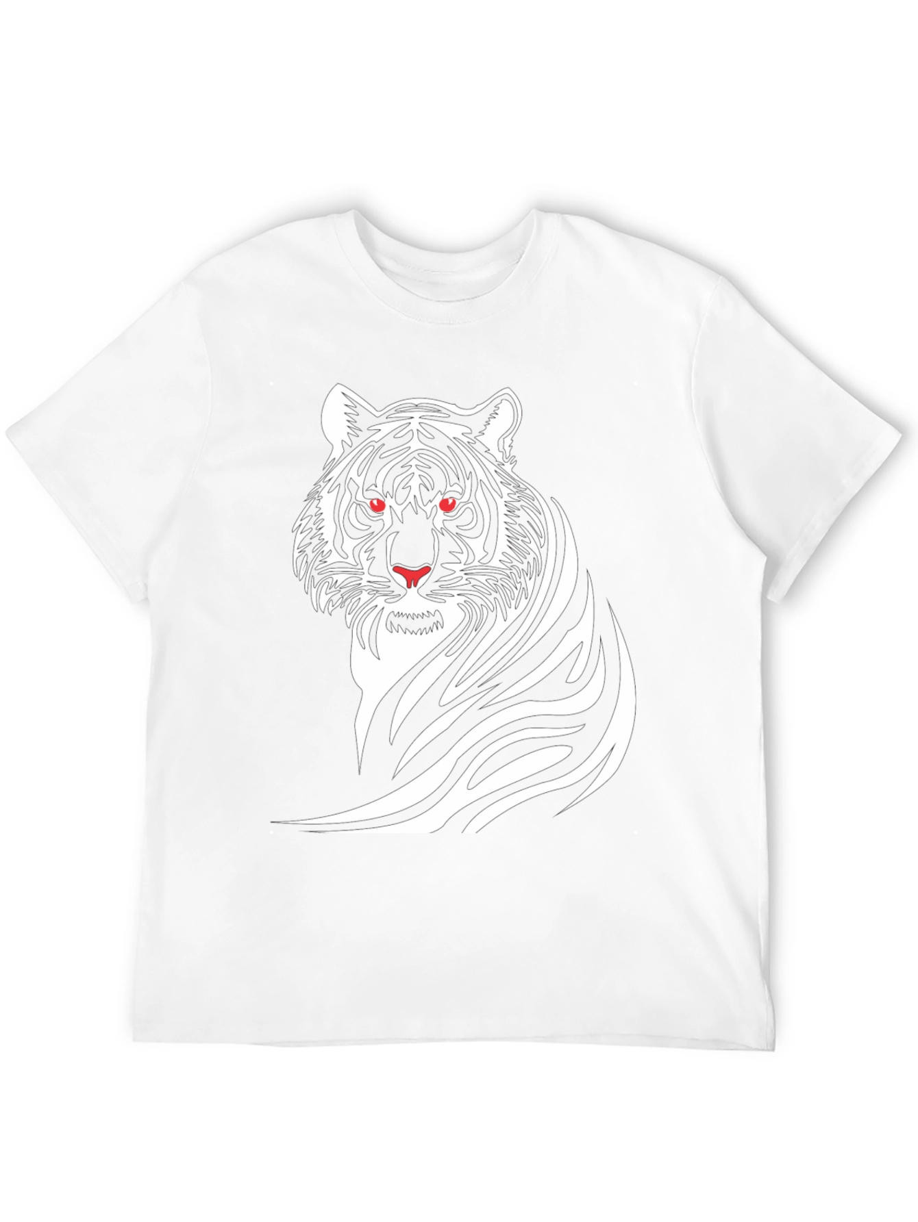 Tiger Graphic Black T-Shirt - Bold Animal Design
