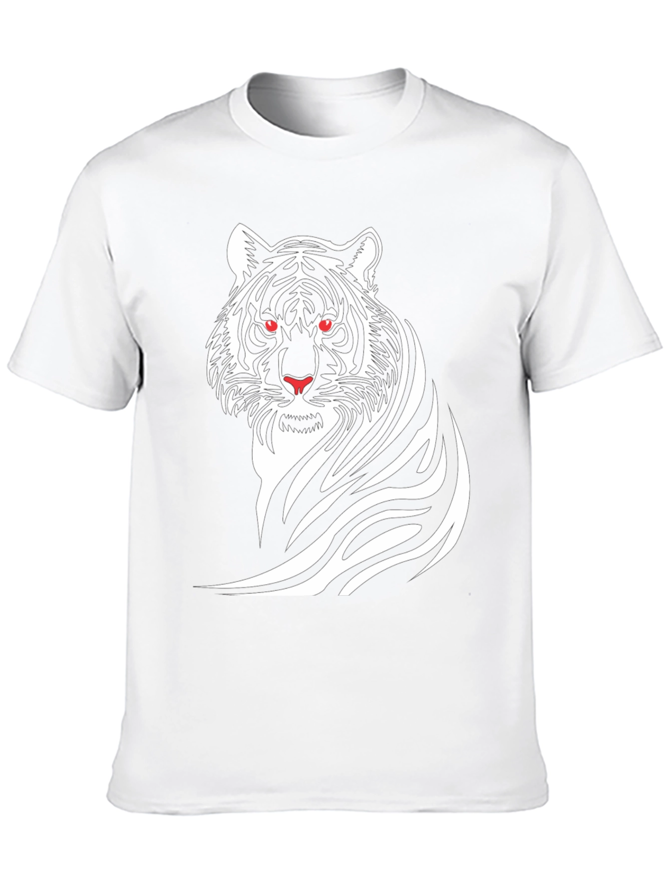 Tiger Graphic Black T-Shirt - Bold Animal Design