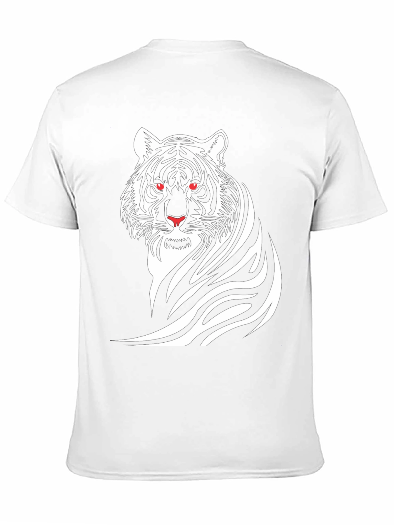 Tiger Graphic Black T-Shirt - Bold Animal Design