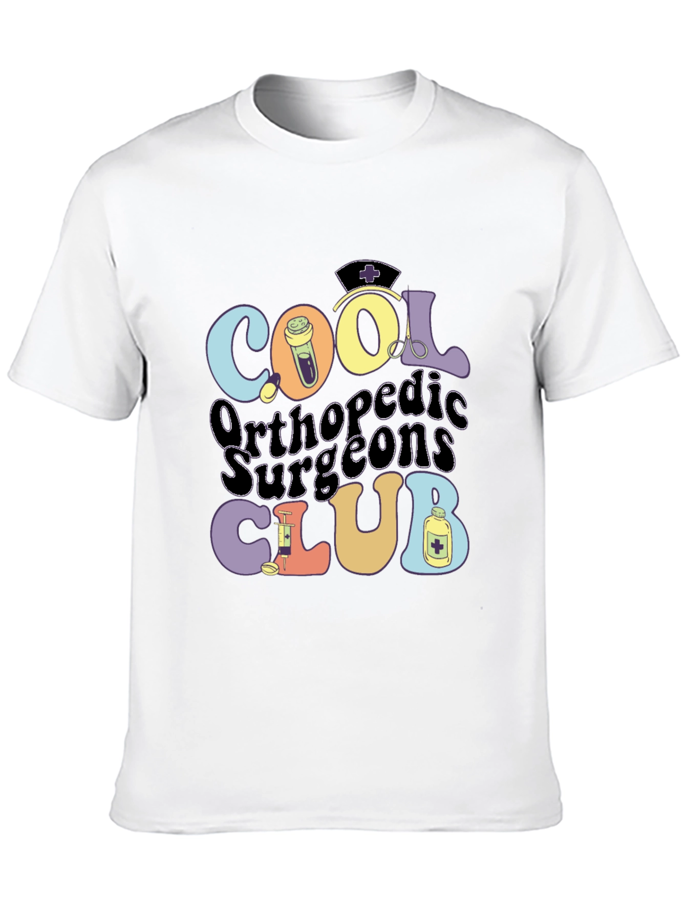 Cool Orthopedic Surgeons Club Graphic T-Shirt