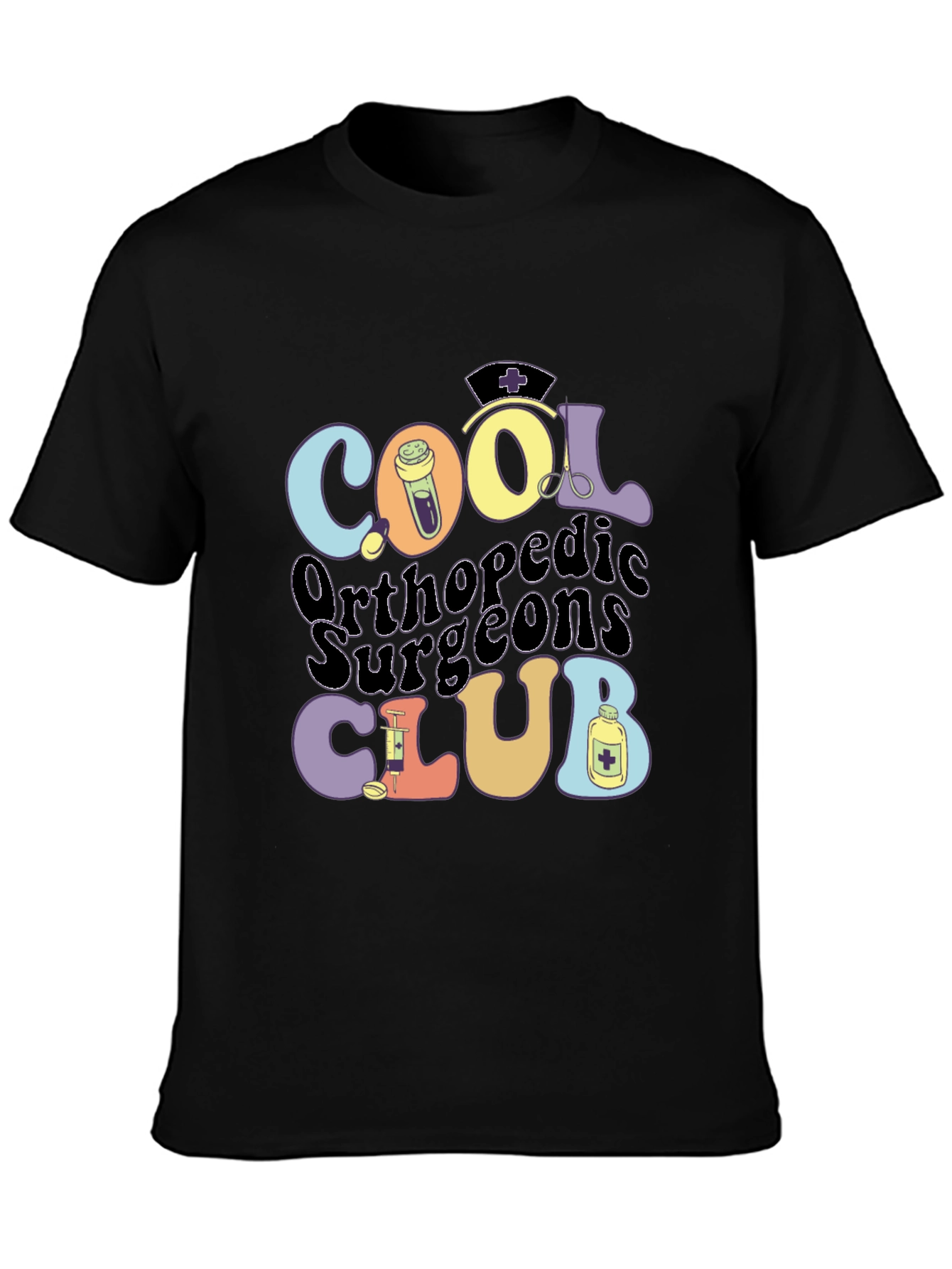 Cool Orthopedic Surgeons Club Graphic T-Shirt