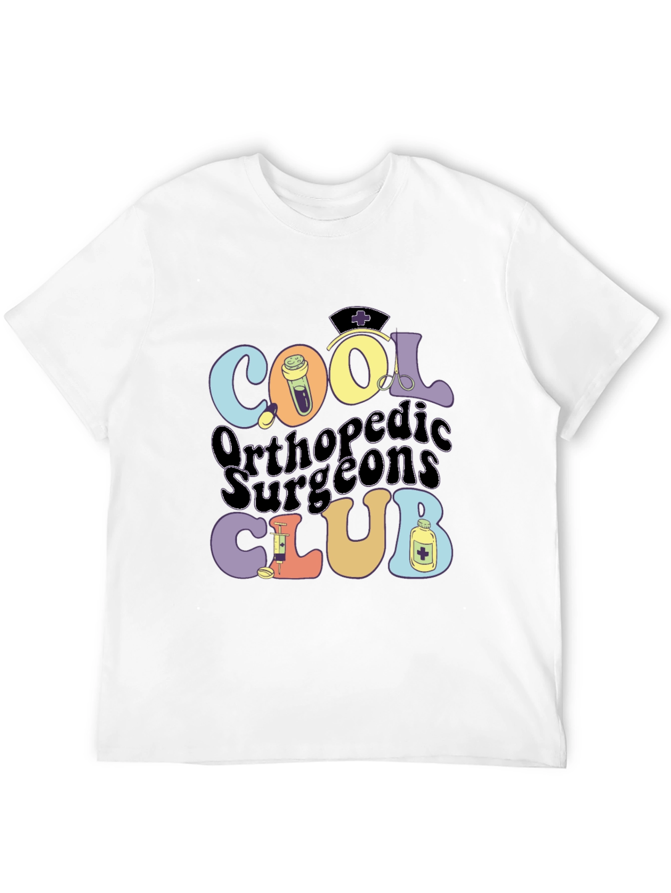 Cool Orthopedic Surgeons Club Graphic T-Shirt